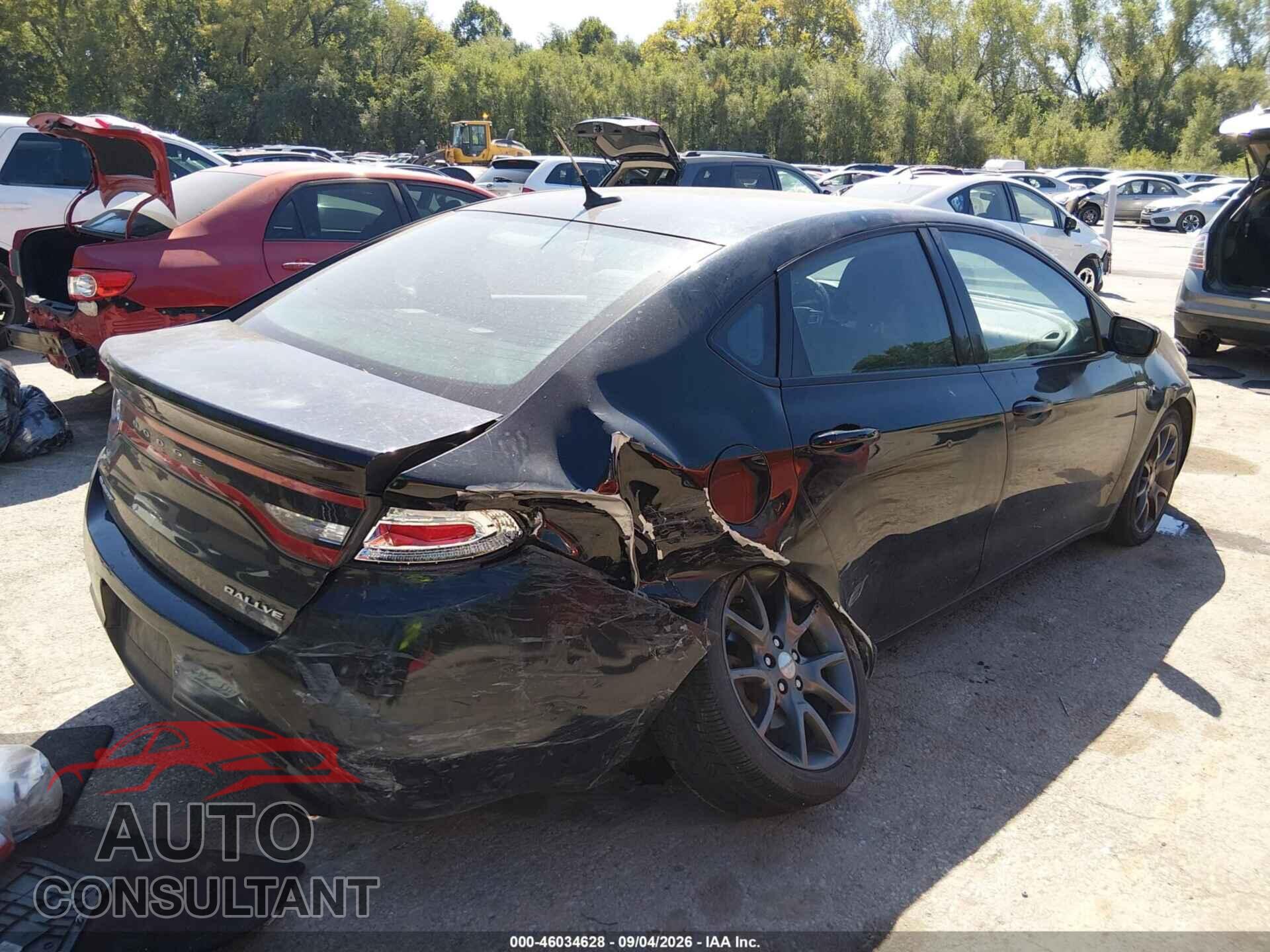 DODGE DART 2015 - 1C3CDFBB2FD301927