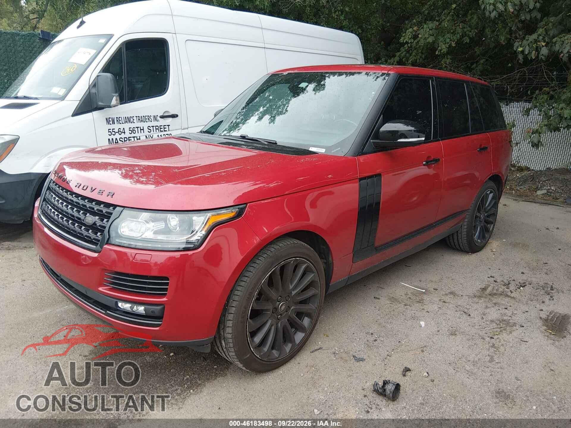 LAND ROVER RANGE ROVER 2017 - SALGS2FVXHA379126