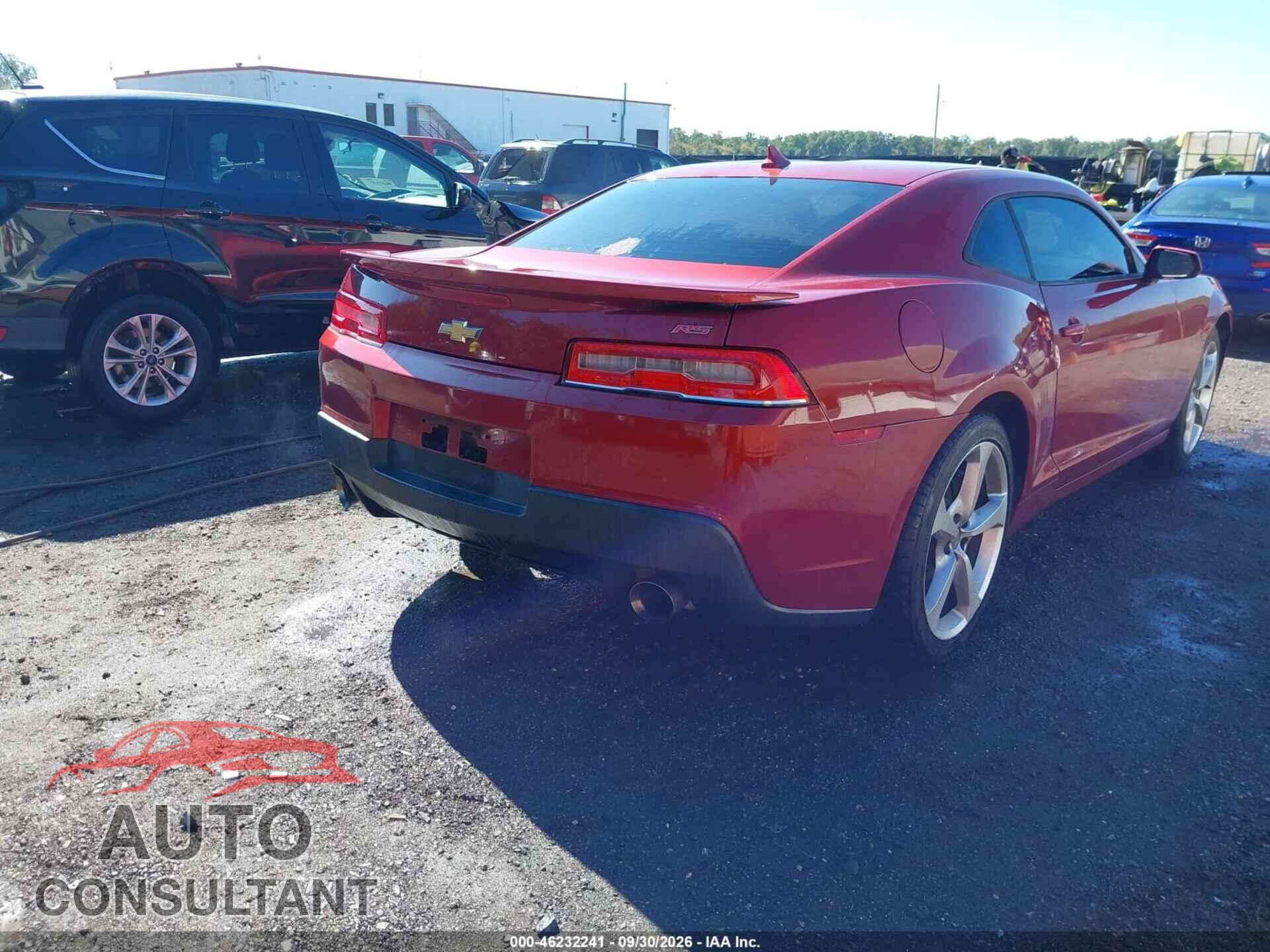 CHEVROLET CAMARO 2015 - 2G1FD1E34F9311848