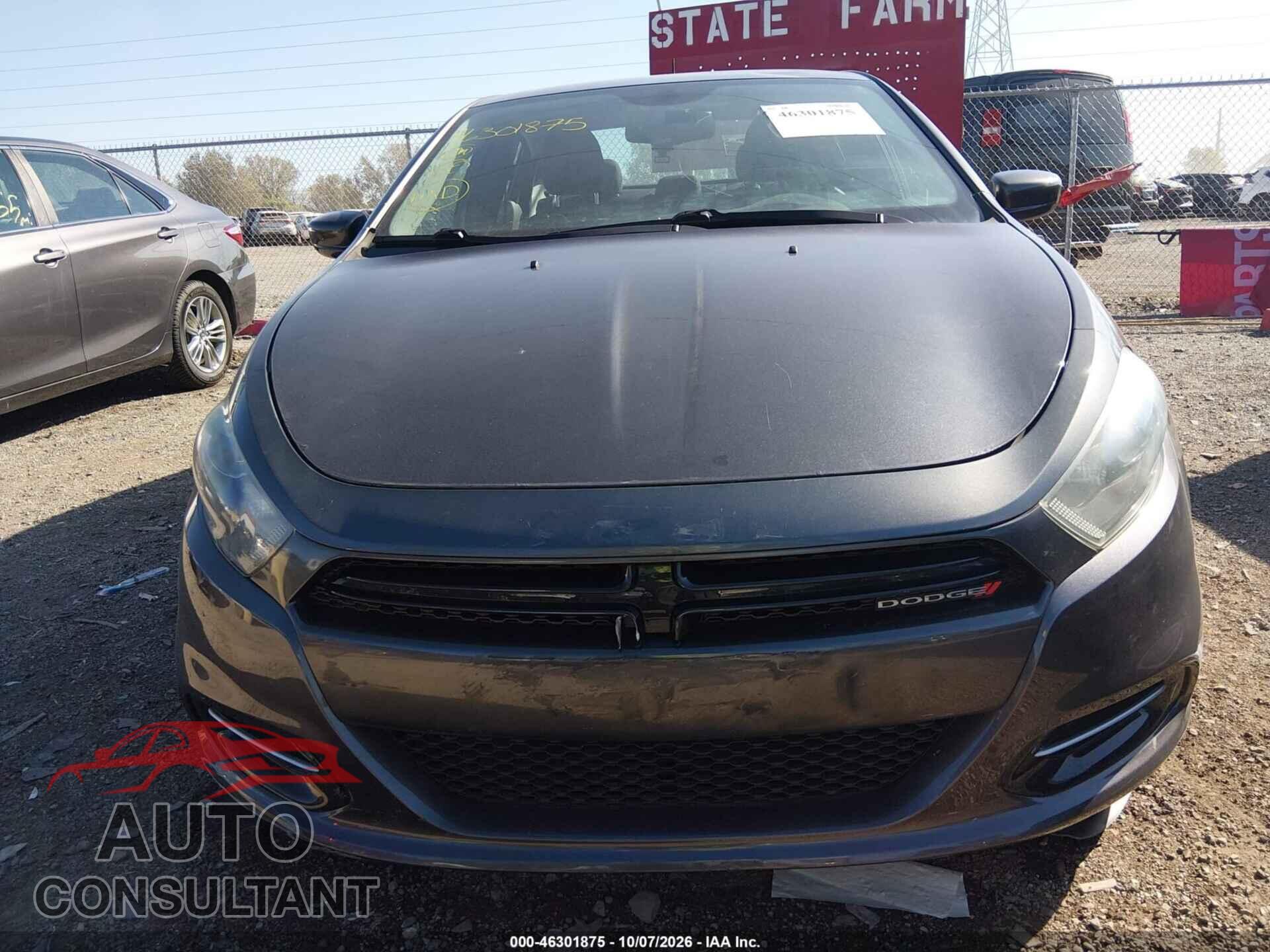 DODGE DART 2014 - 1C3CDFBB3ED870087