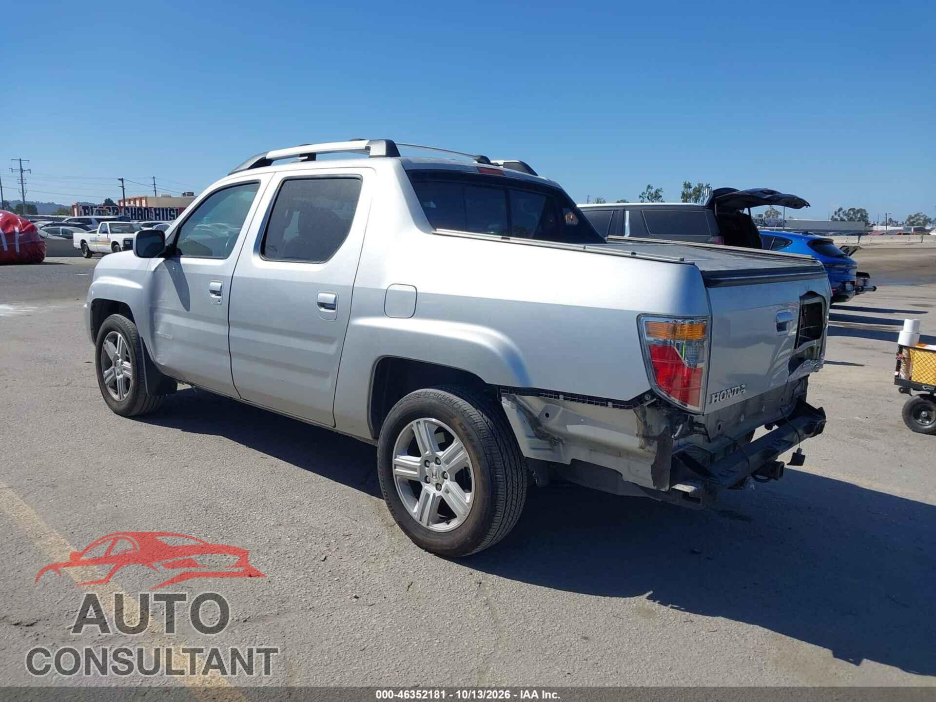 HONDA RIDGELINE 2013 - 5FPYK1F58DB015639