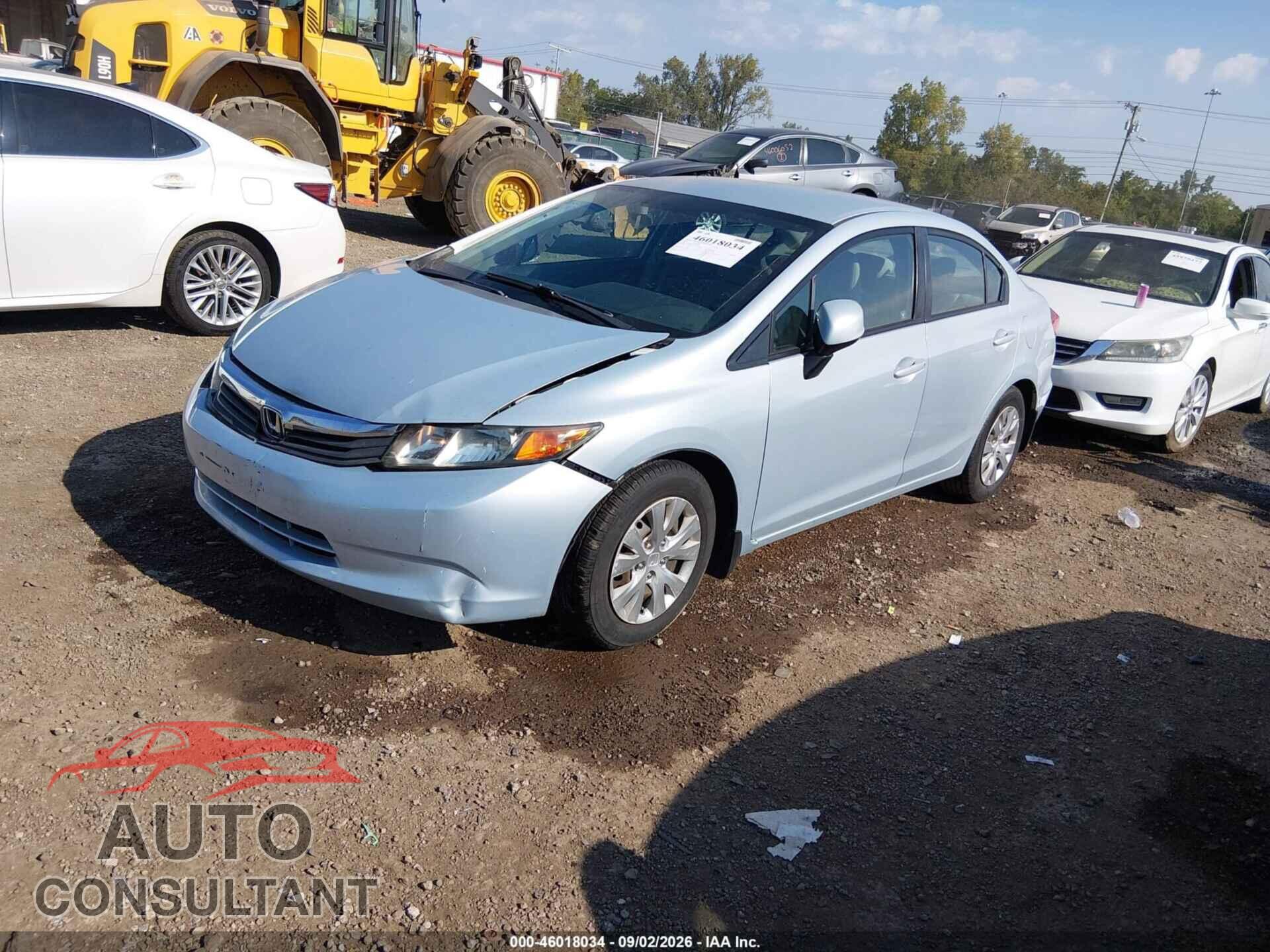 HONDA CIVIC 2012 - 2HGFB2F53CH536610