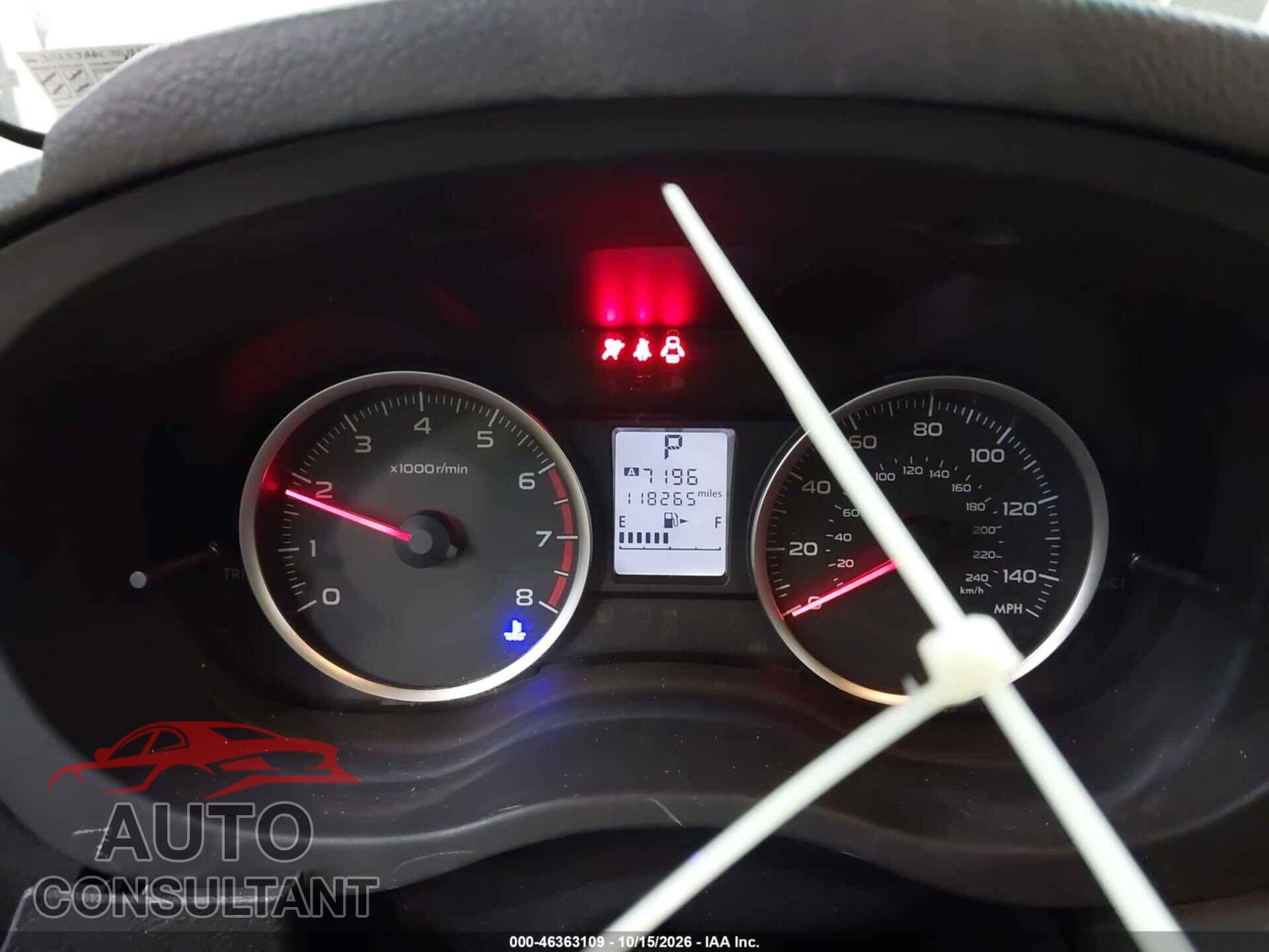 SUBARU FORESTER 2016 - JF2SJADC7GH522203