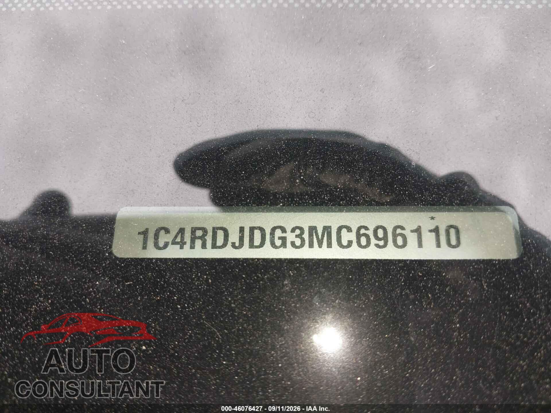 DODGE DURANGO 2021 - 1C4RDJDG3MC696110