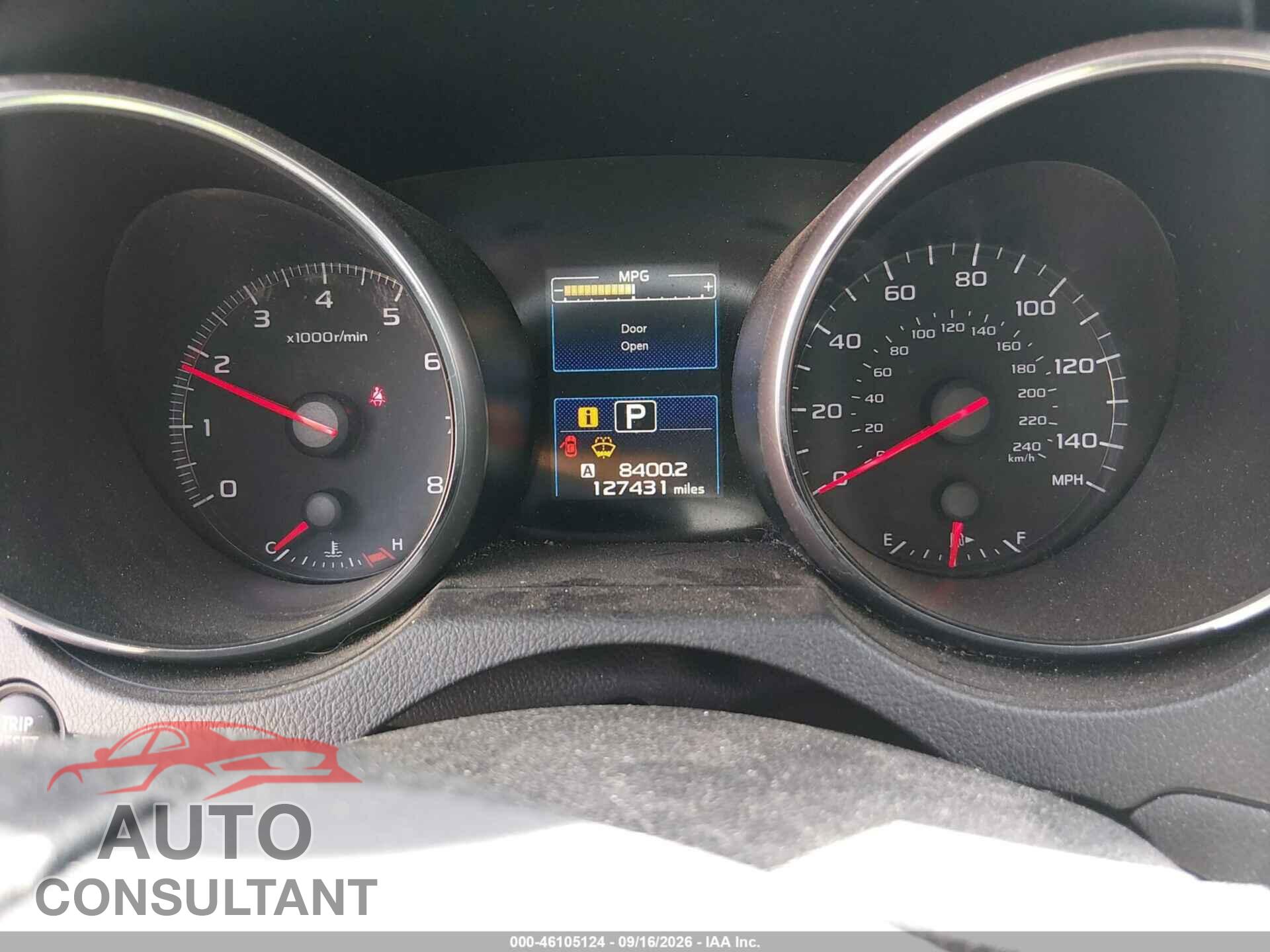 SUBARU OUTBACK 2017 - 4S4BSAAC0H3355497
