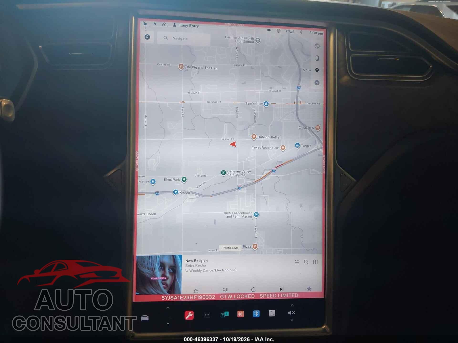 TESLA MODEL S 2017 - 5YJSA1E23HF190332