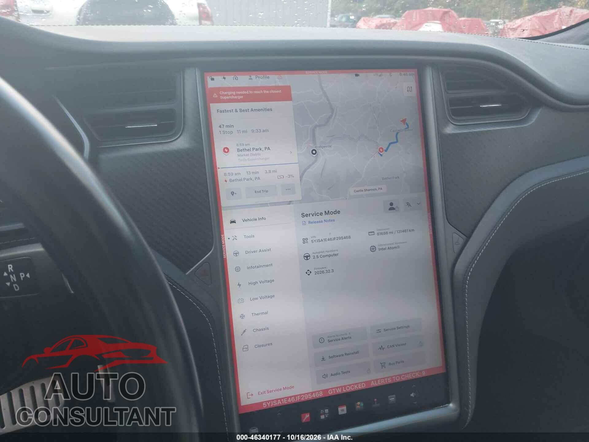 TESLA MODEL S 2018 - 5YJSA1E46JF295468