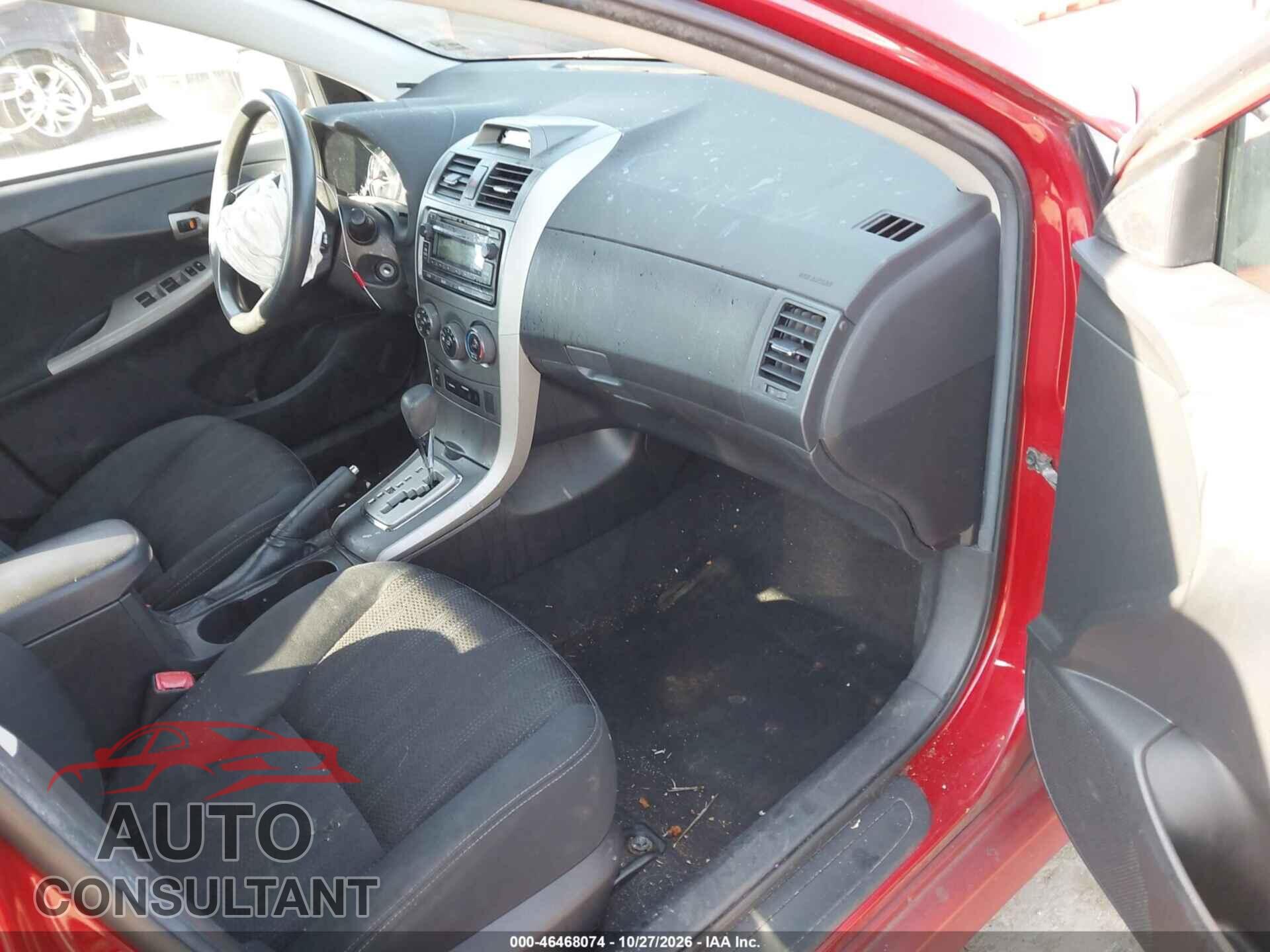 TOYOTA COROLLA 2012 - 2T1BU4EE4CC850829