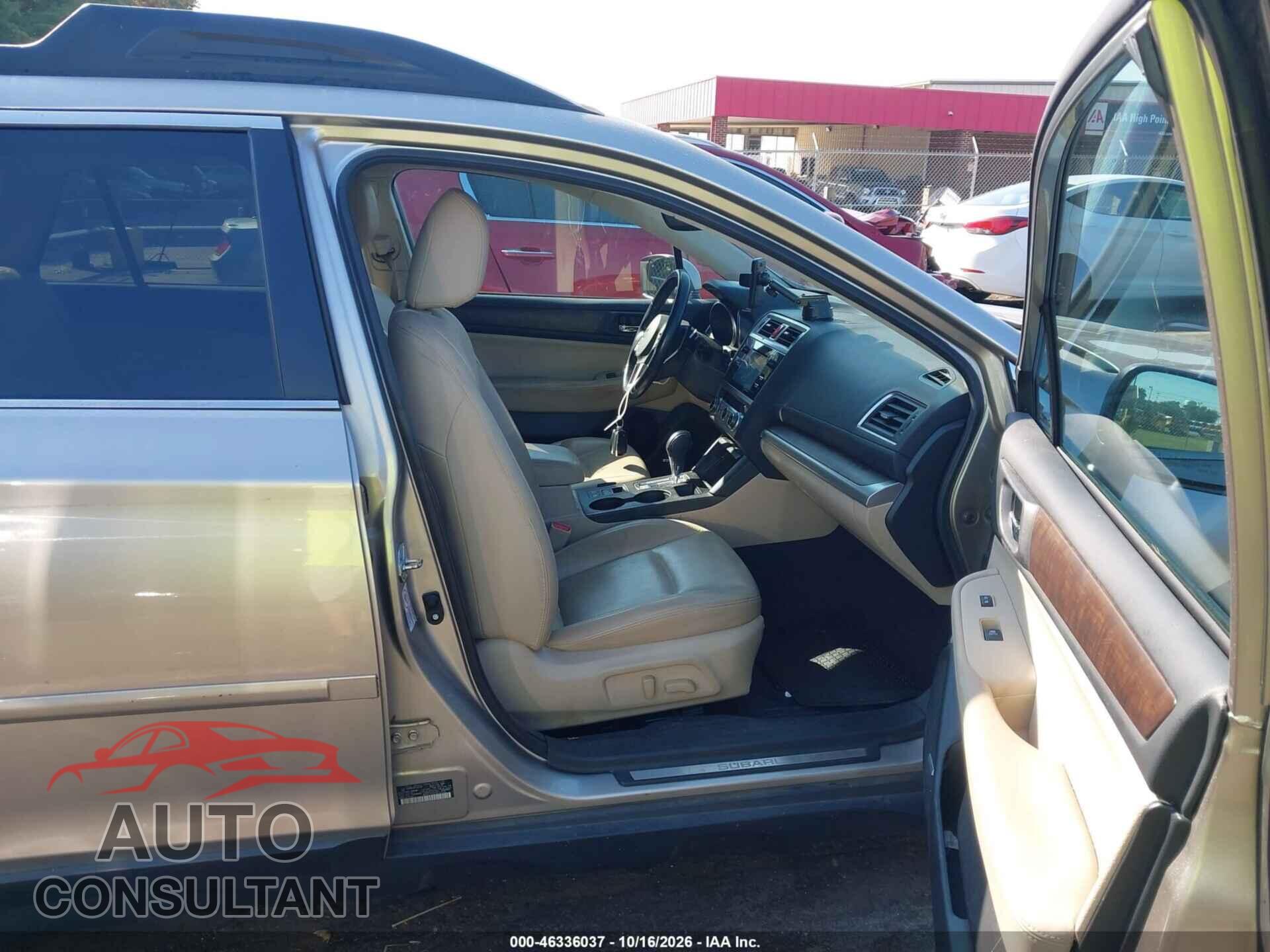 SUBARU OUTBACK 2015 - 4S4BSBLC8F3332761