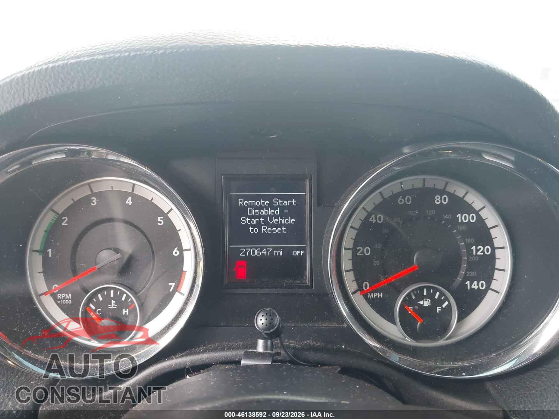 DODGE DURANGO 2012 - 1C4RDHDG7CC146738