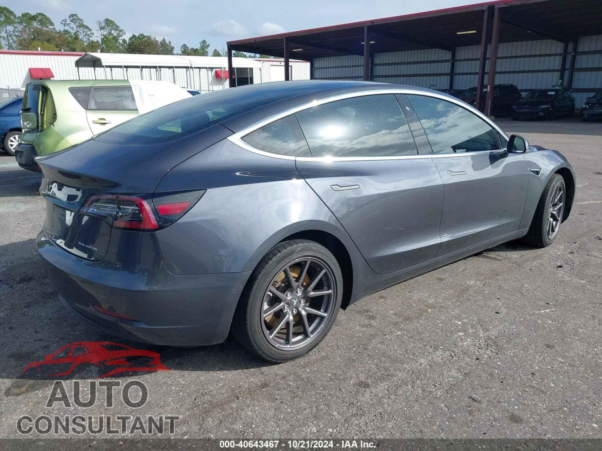 TESLA MODEL 3 2018 - 5YJ3E1EB6JF093222