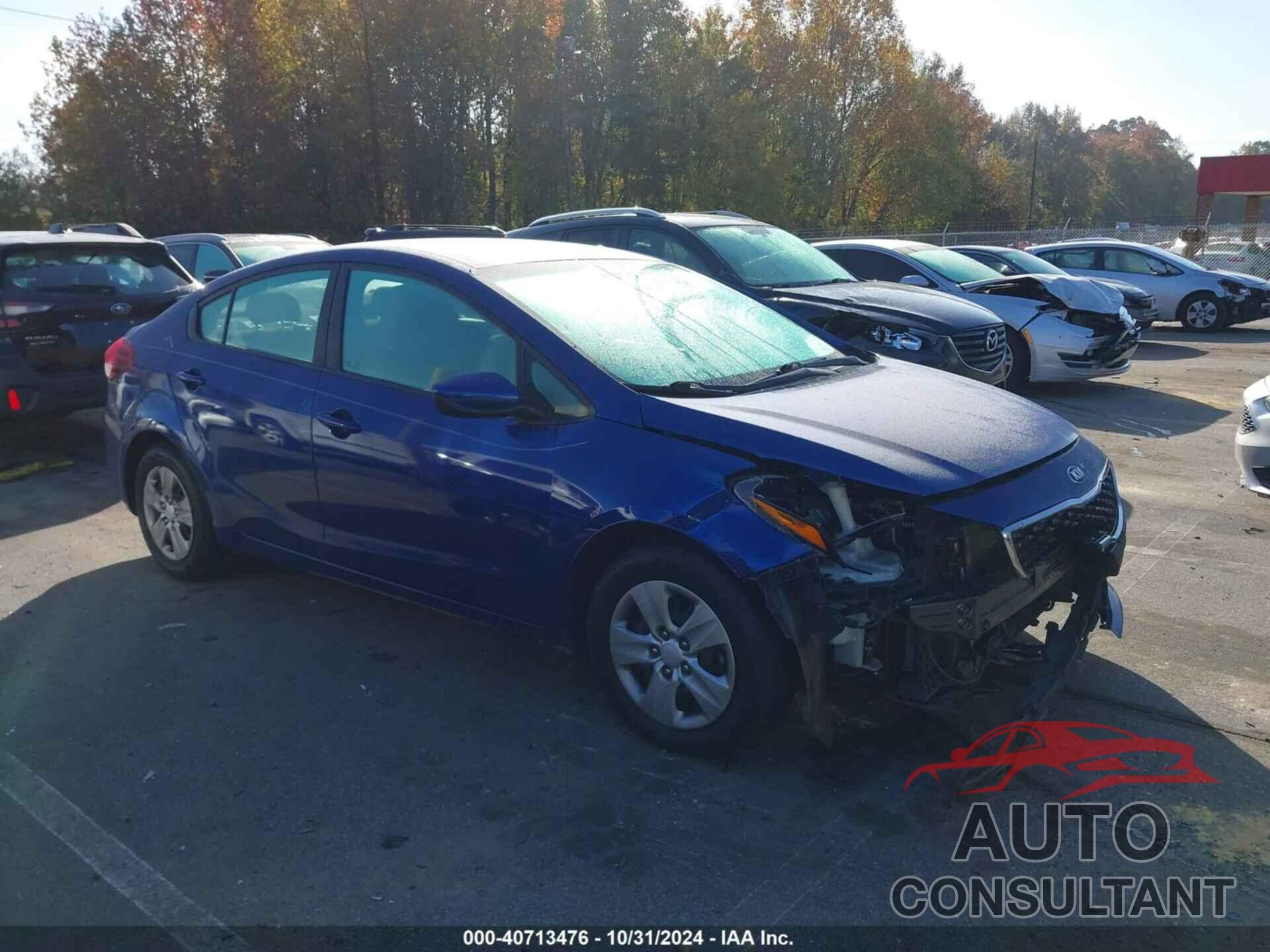 KIA FORTE 2017 - 3KPFK4A72HE159368