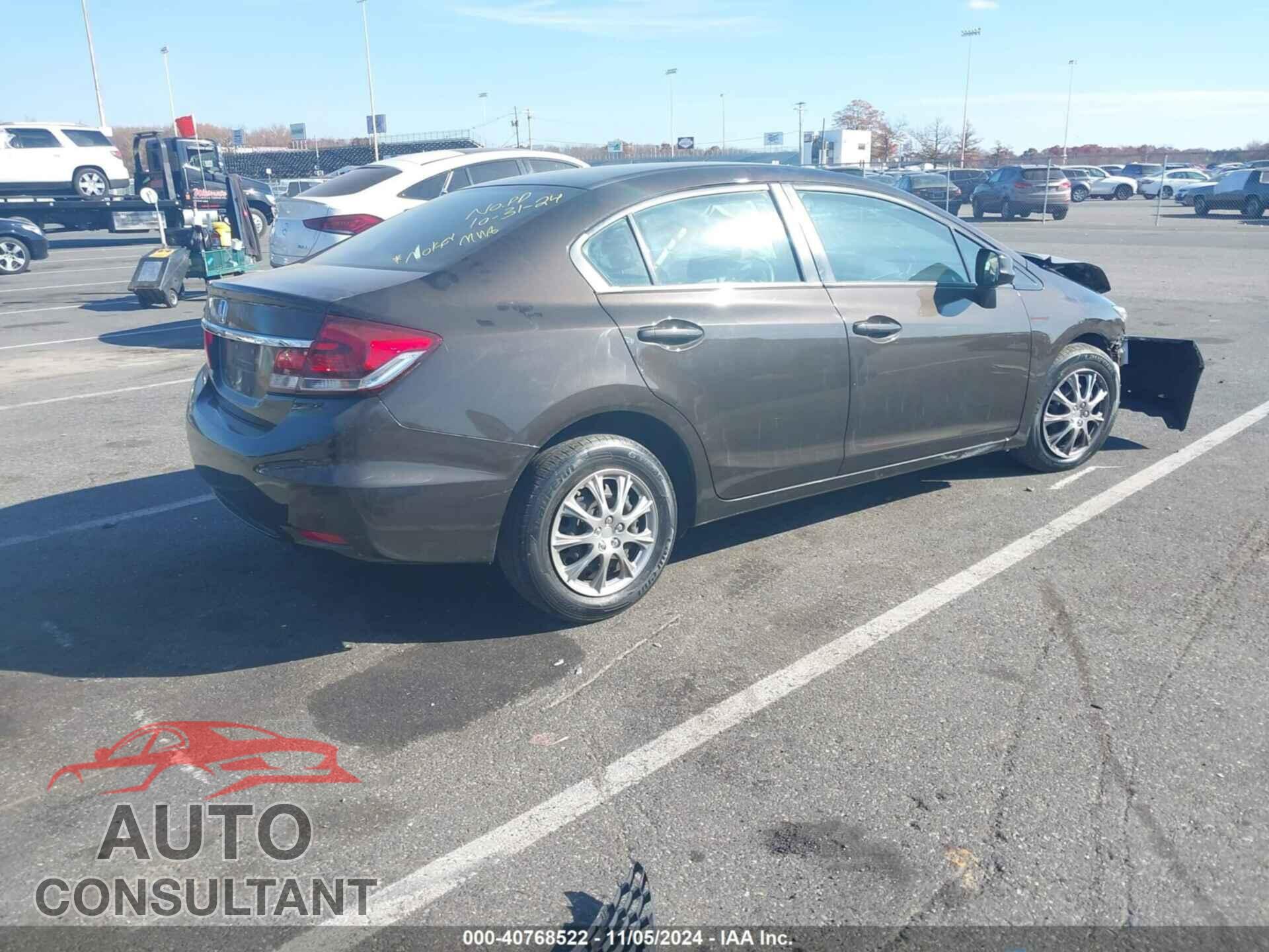 HONDA CIVIC 2013 - 2HGFB2F58DH590180