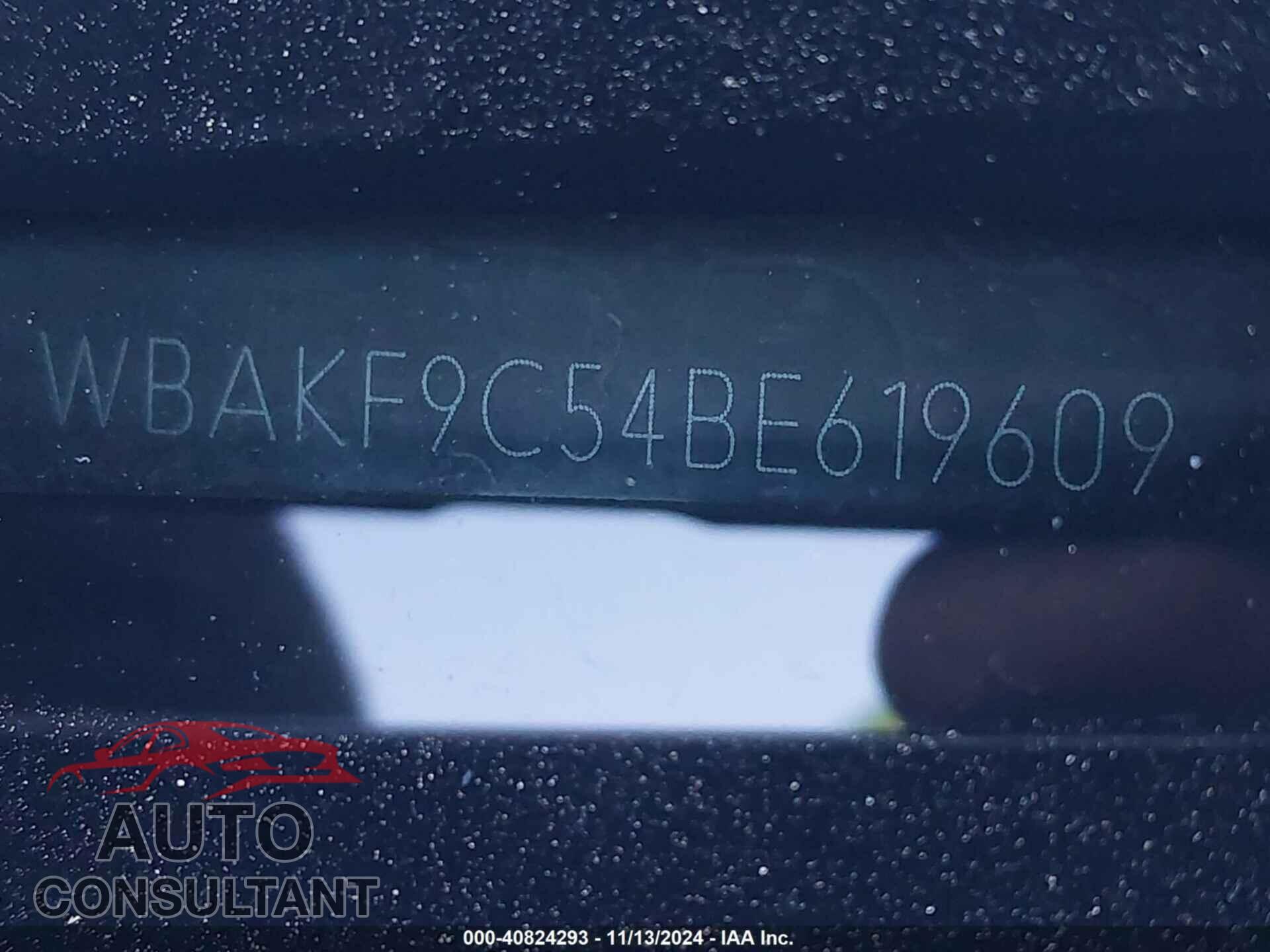 BMW 335I 2011 - WBAKF9C54BE619609
