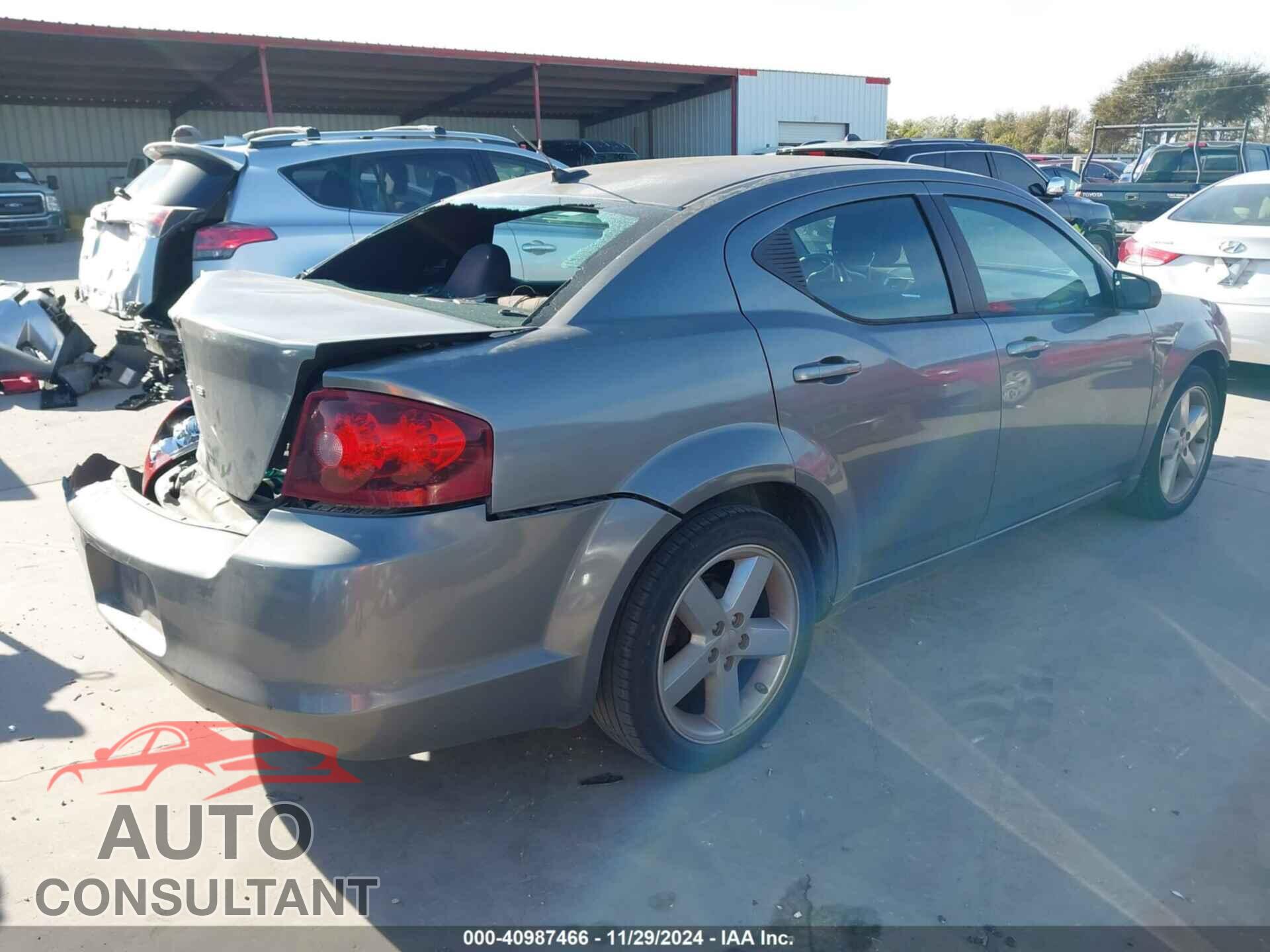DODGE AVENGER 2012 - 1C3CDZAB3CN324352