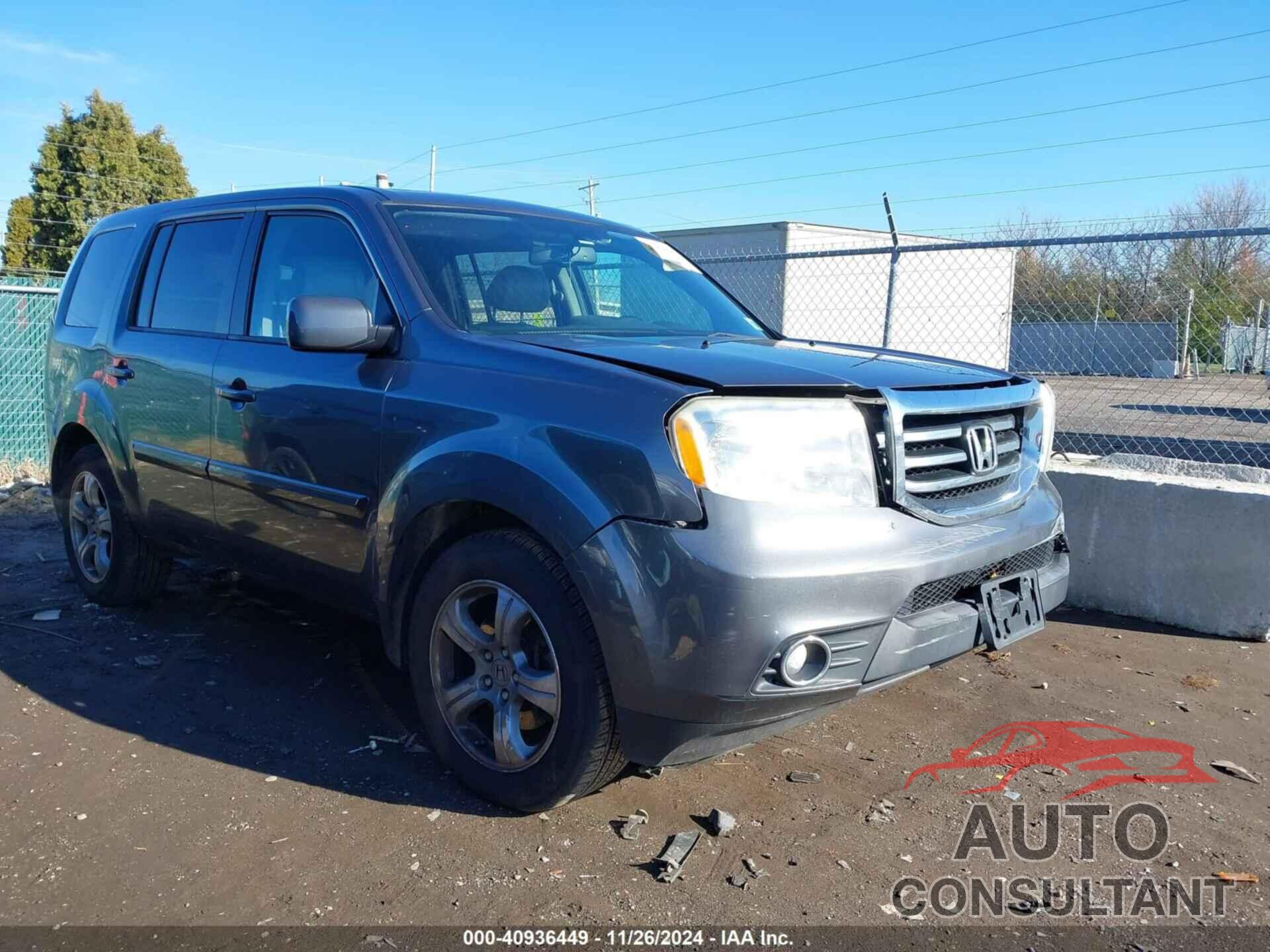 HONDA PILOT 2013 - 5FNYF4H51DB014487