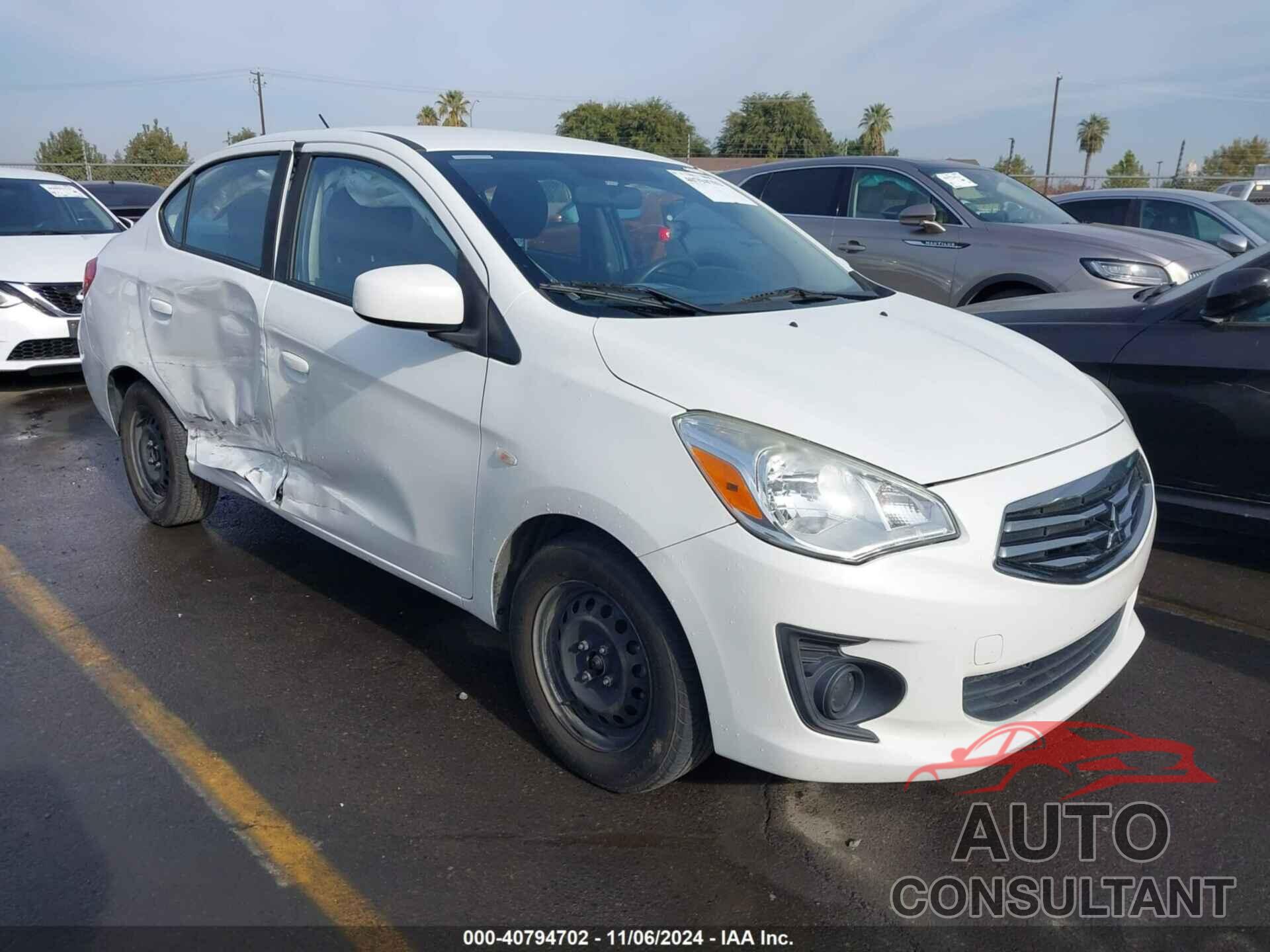 MITSUBISHI MIRAGE G4 2017 - ML32F3FJ0HHF11137