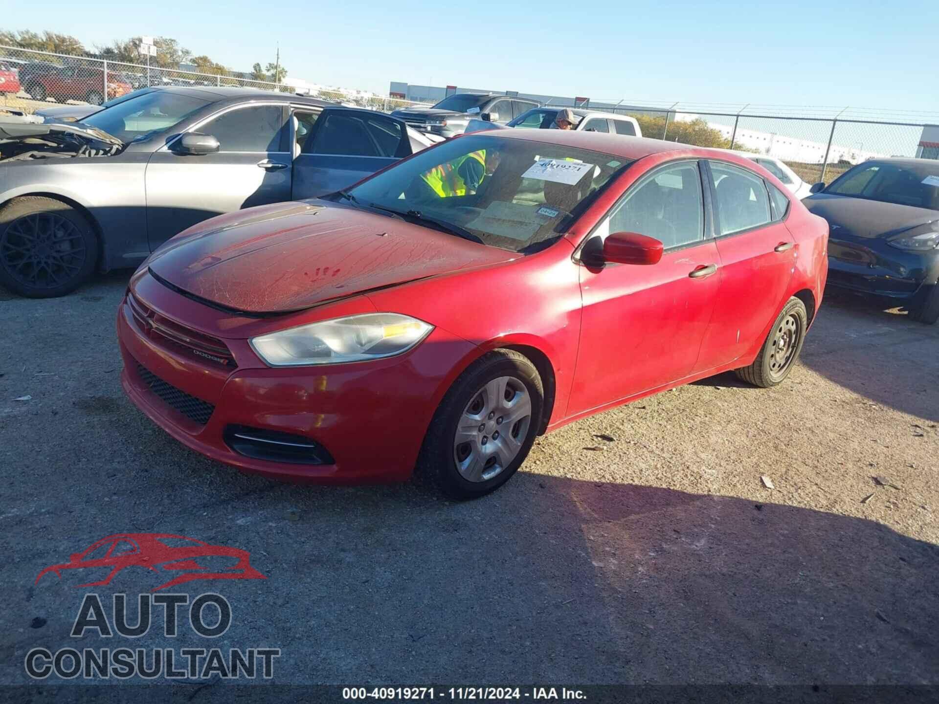 DODGE DART 2013 - 1C3CDFAA6DD191776