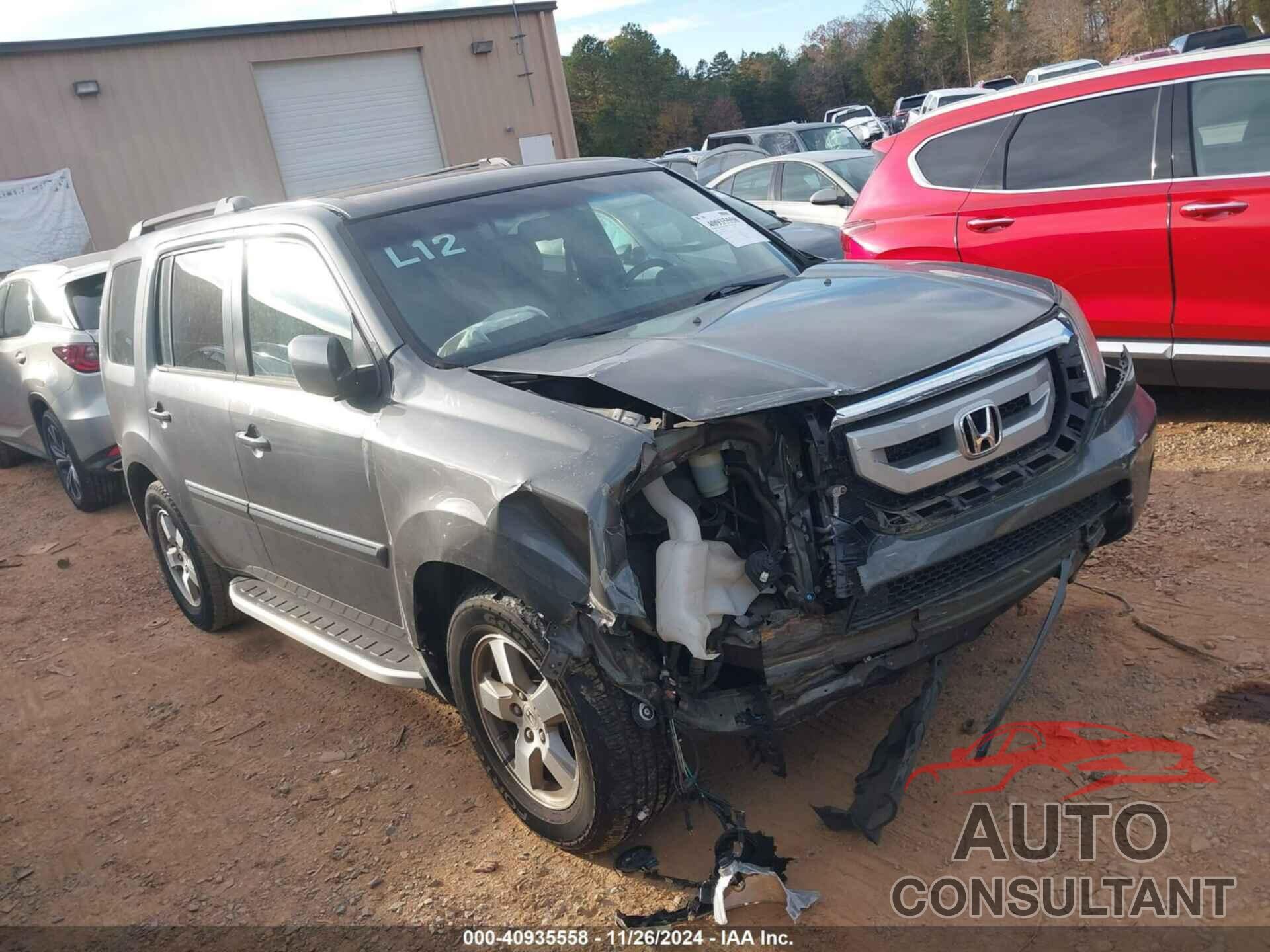 HONDA PILOT 2009 - 5FNYF38519B001515