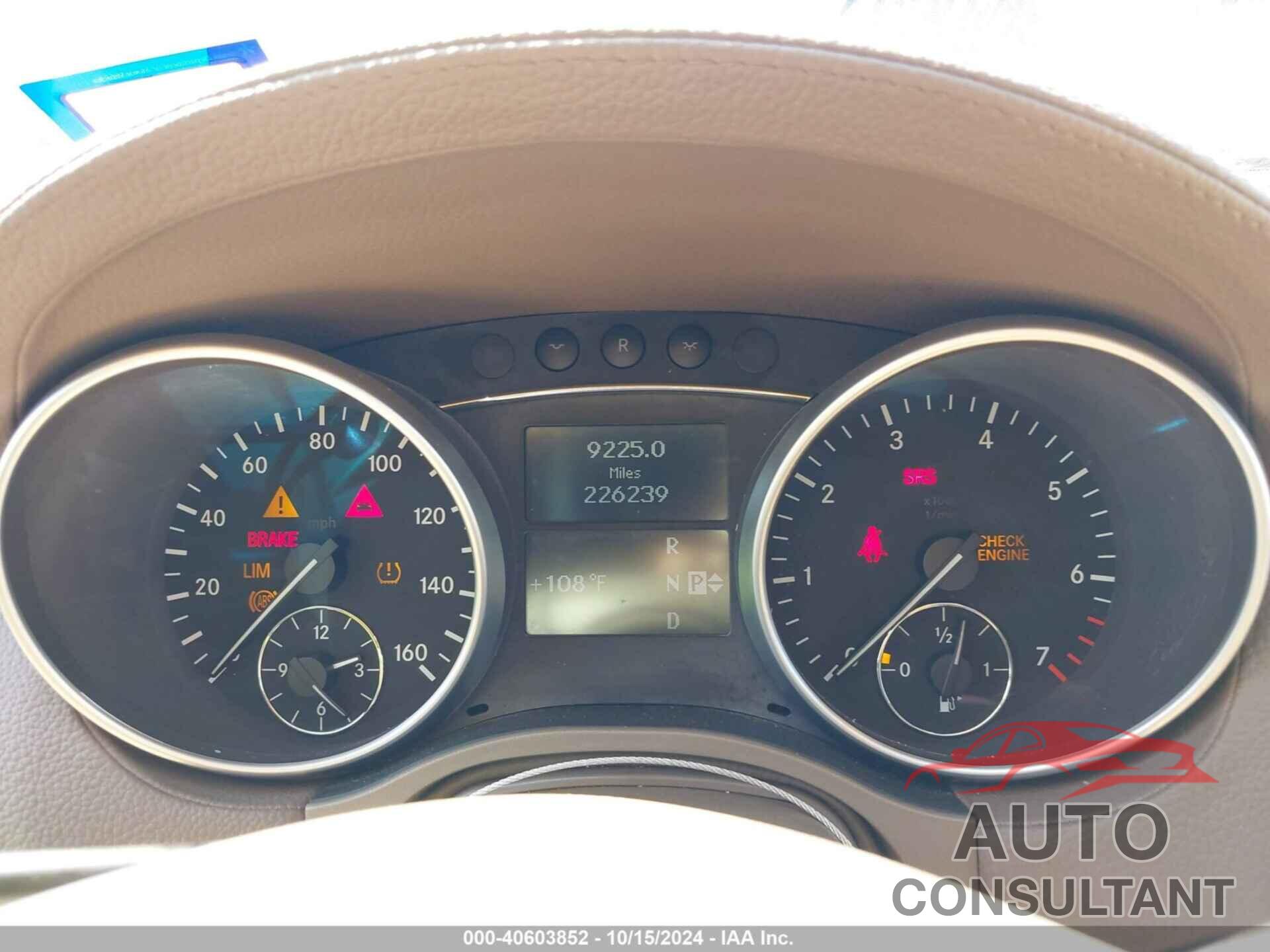 MERCEDES-BENZ GL 550 2009 - 4JGBF86E59A498918
