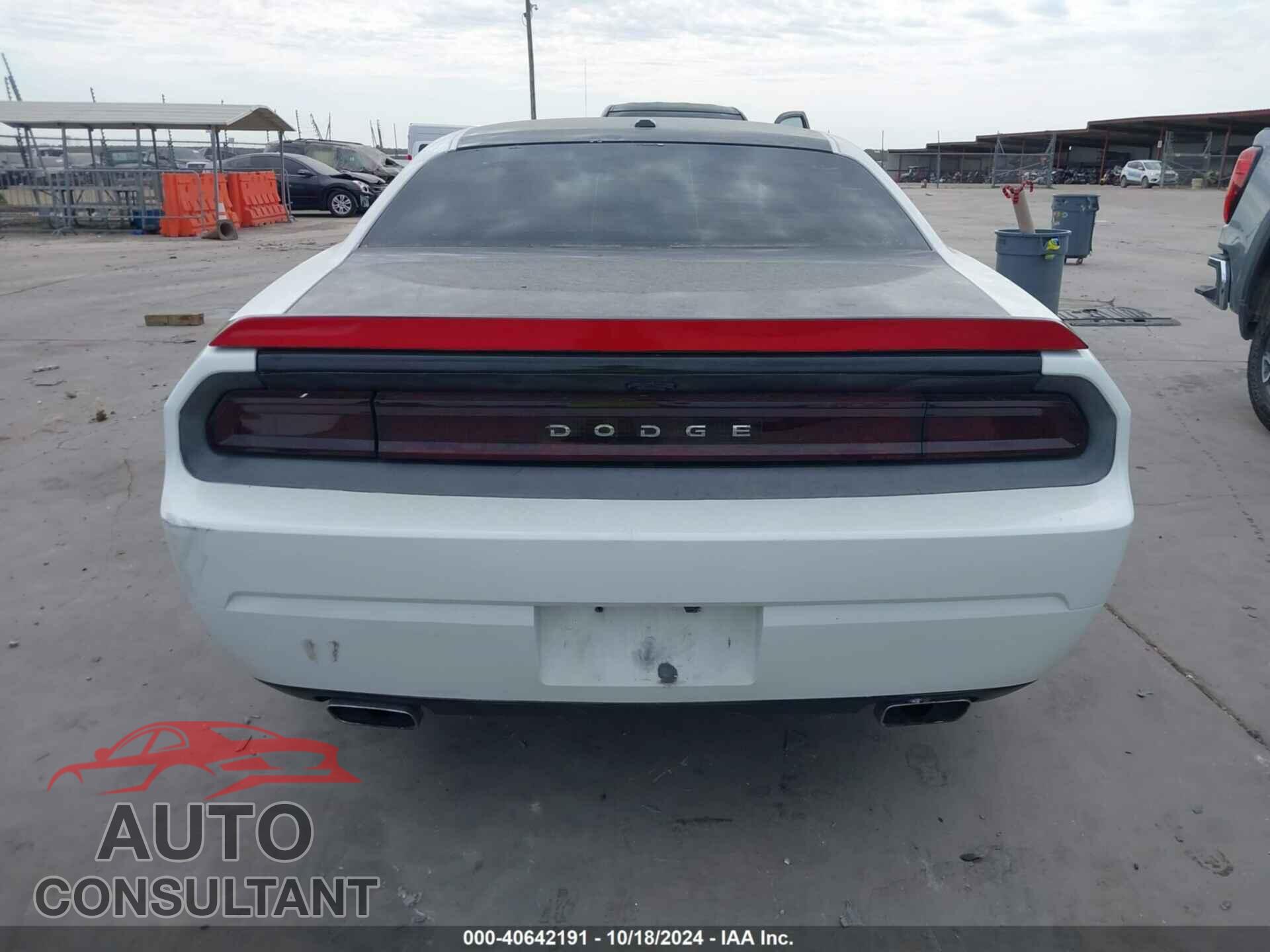 DODGE CHALLENGER 2012 - 2C3CDYBTXCH147809