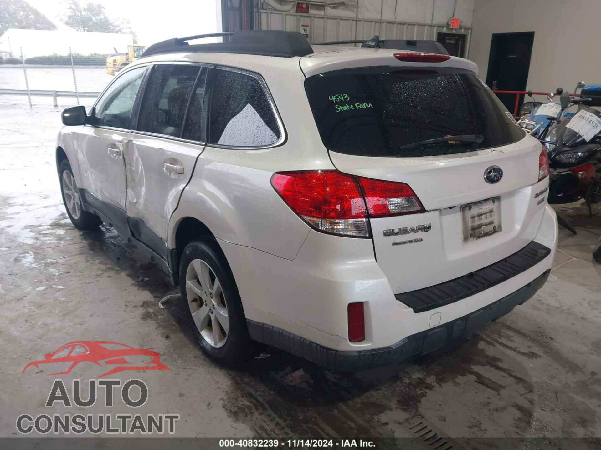 SUBARU OUTBACK 2014 - 4S4BRBDCXE3297018