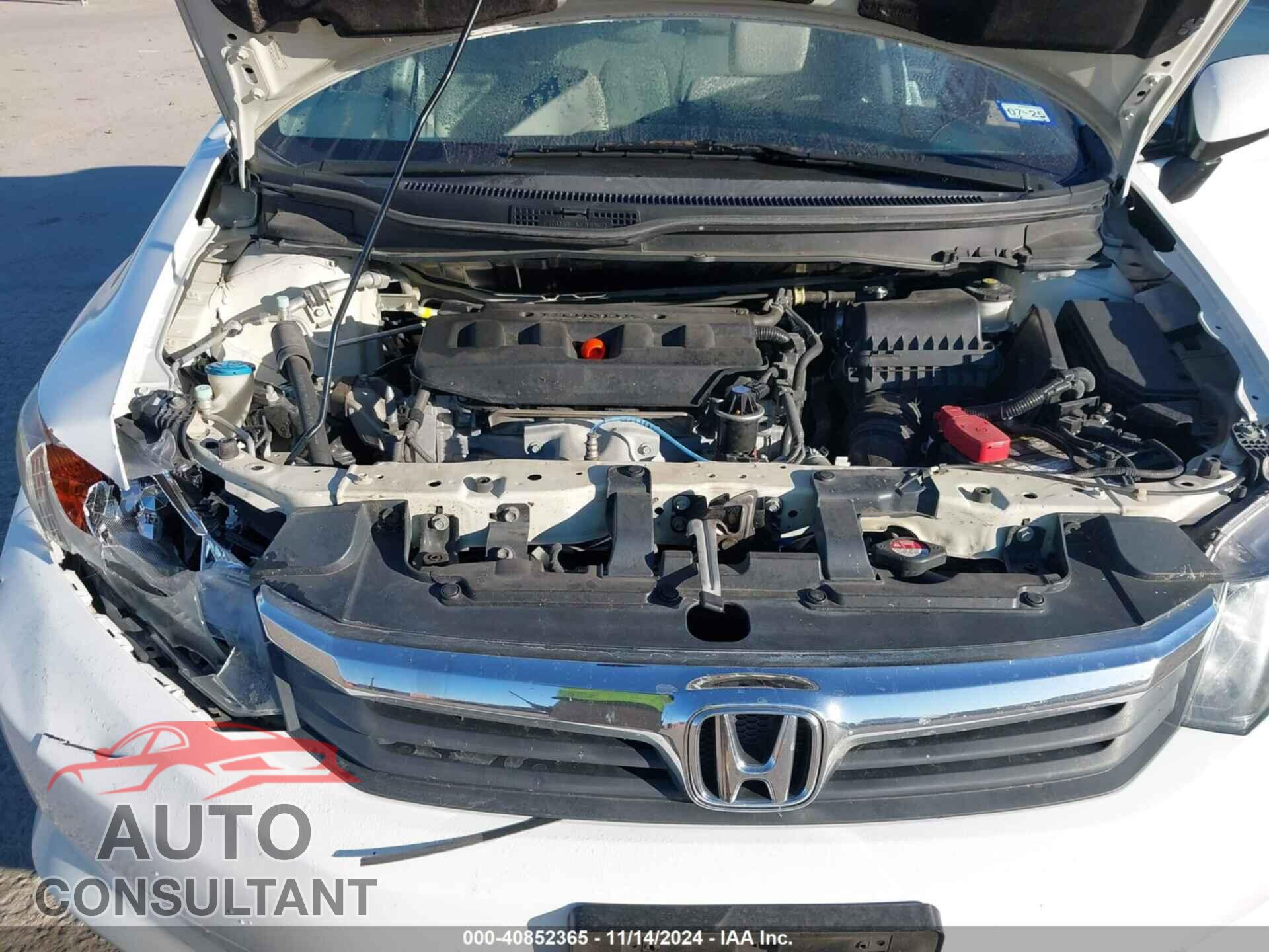 HONDA CIVIC 2012 - 2HGFB2F62CH554864