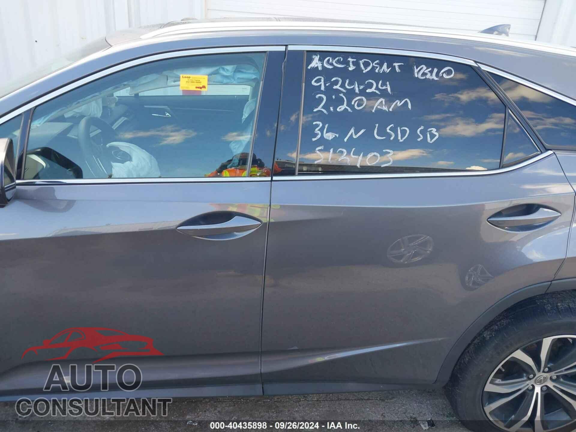 LEXUS RX 2017 - 2T2BZMCA1HC097586