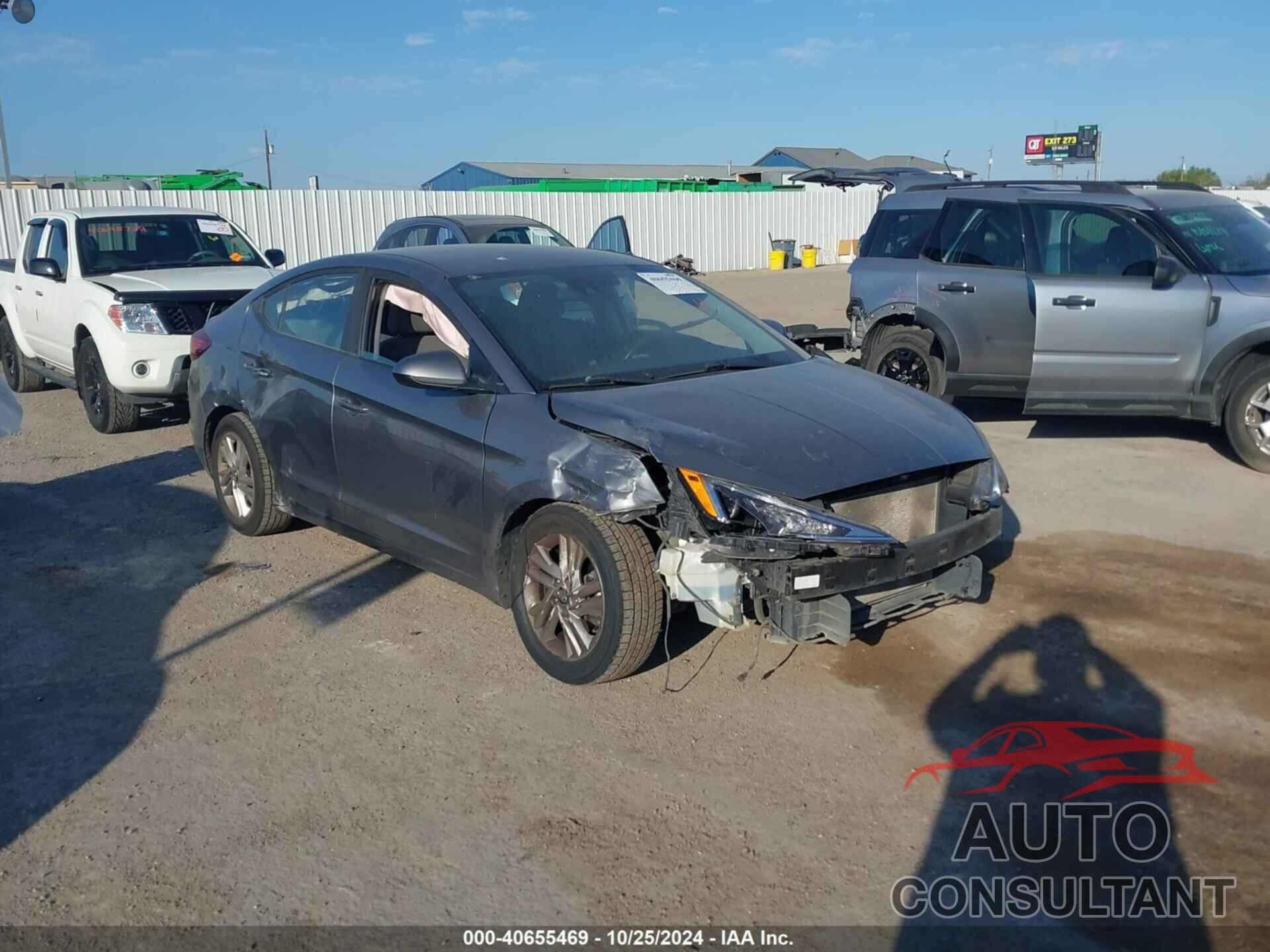 HYUNDAI ELANTRA 2019 - 5NPD84LF9KH467814