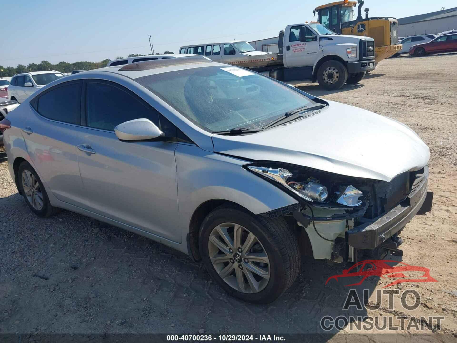 HYUNDAI ELANTRA 2015 - KMHDH4AE0FU227892