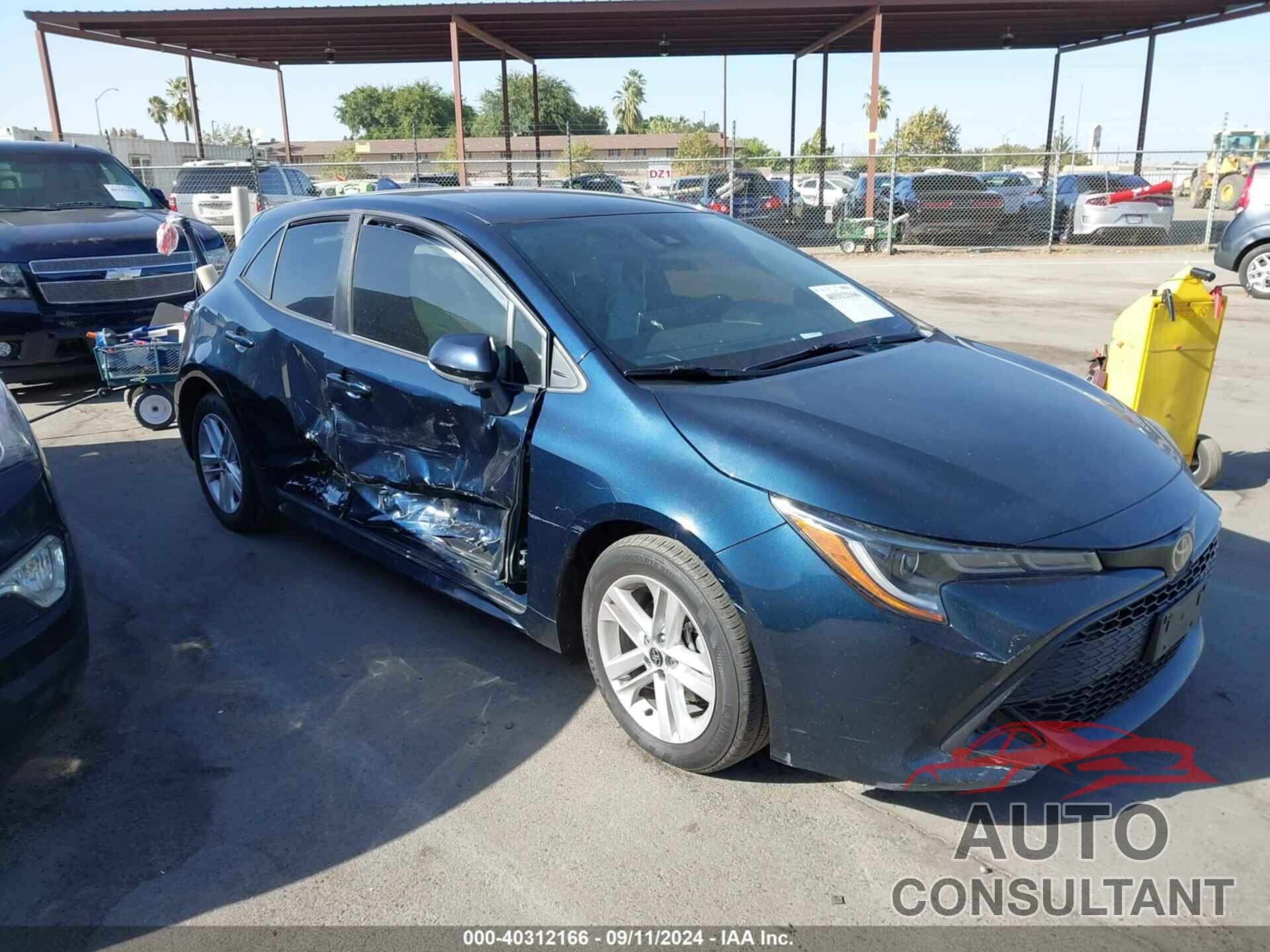 TOYOTA COROLLA 2019 - JTNK4RBE7K3028725