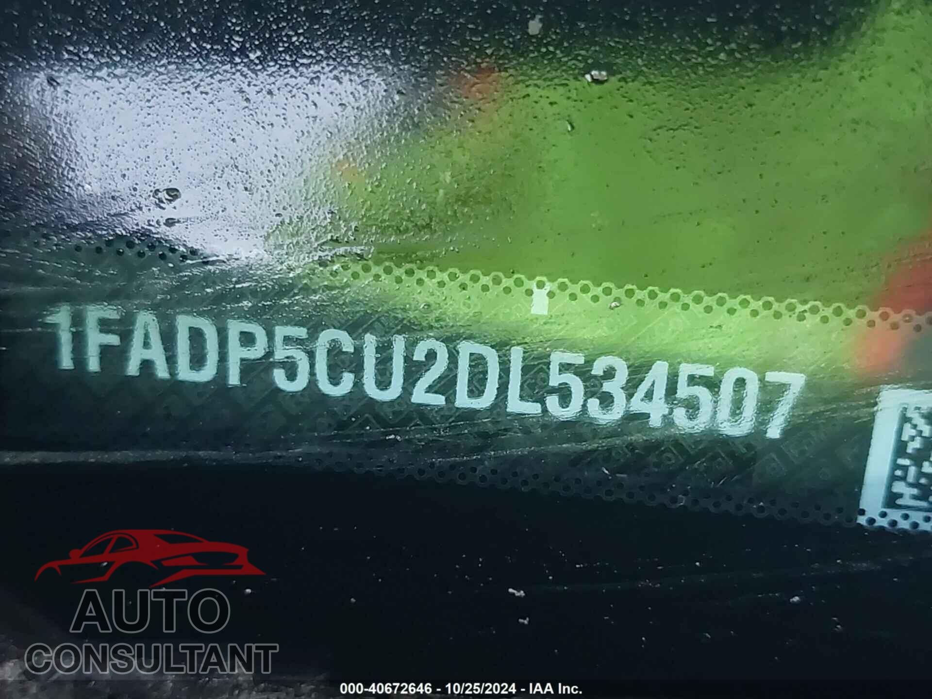 FORD C-MAX 2013 - 1FADP5CU2DL534507