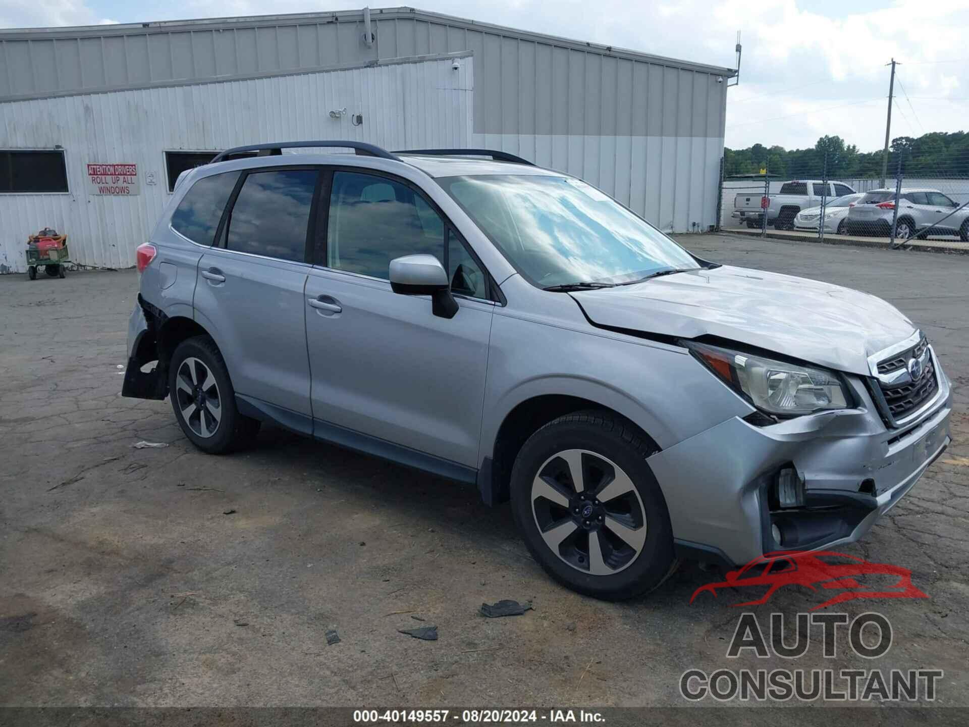 SUBARU FORESTER 2017 - JF2SJAJC5HH433185