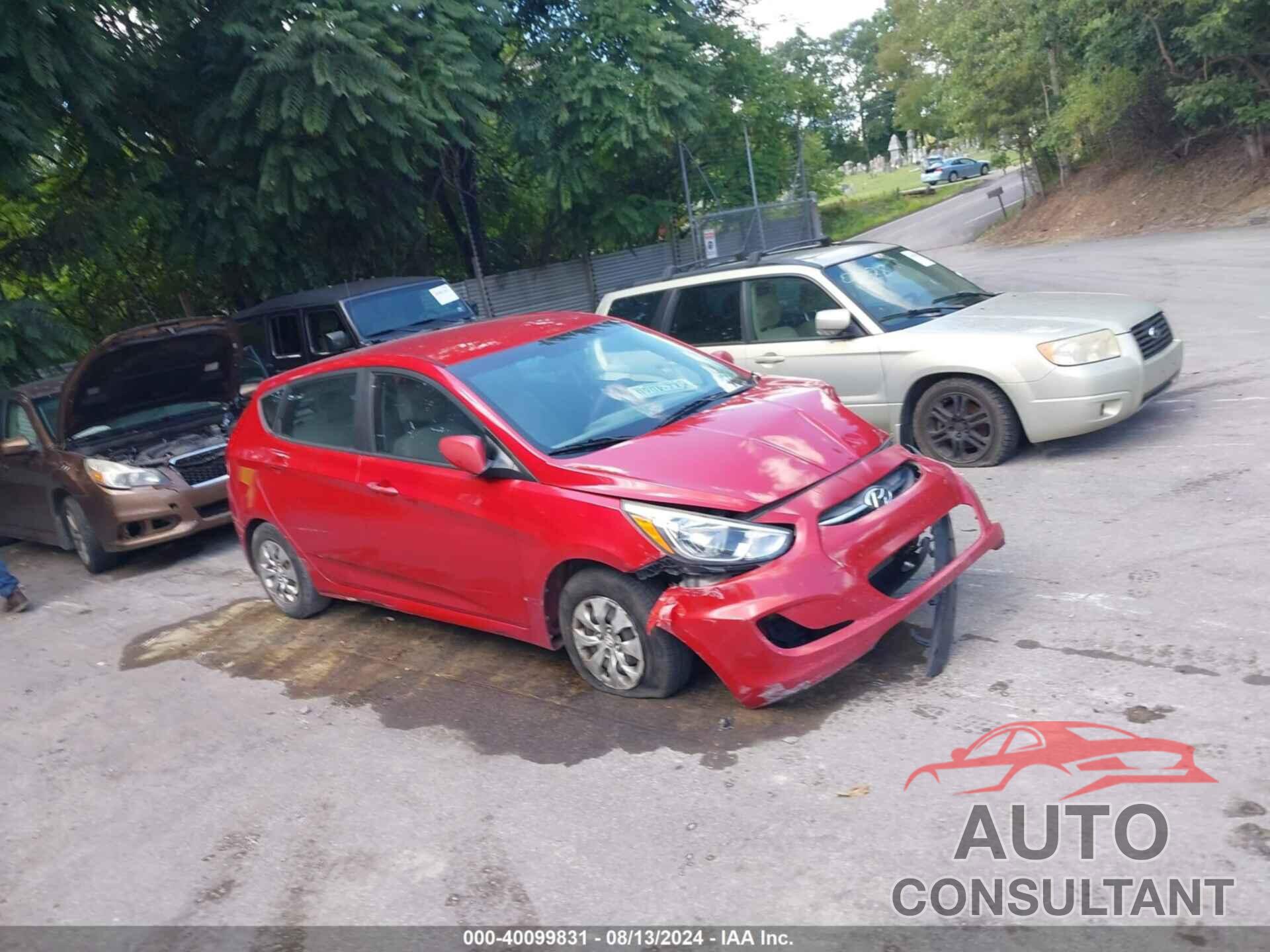 HYUNDAI ACCENT 2016 - KMHCT5AE9GU278793