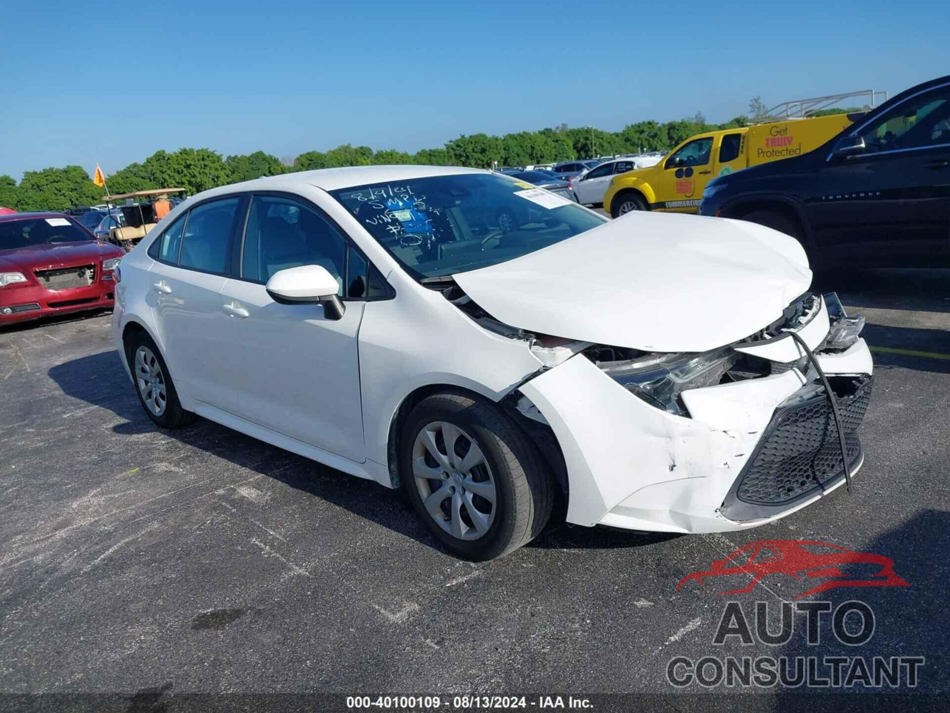 TOYOTA COROLLA 2020 - 5YFEPRAE6LP079457