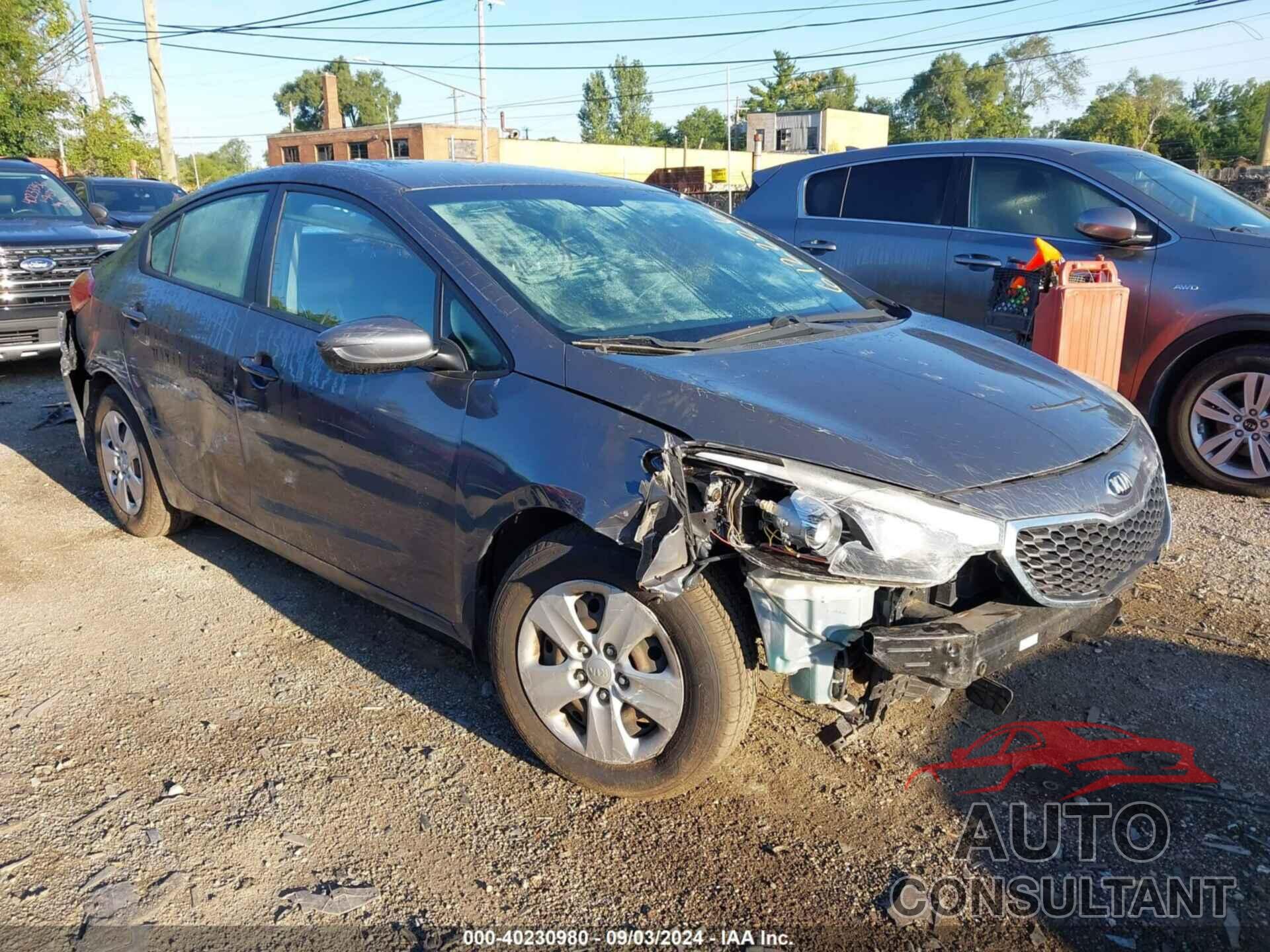 KIA FORTE 2016 - KNAFK4A64G5612226