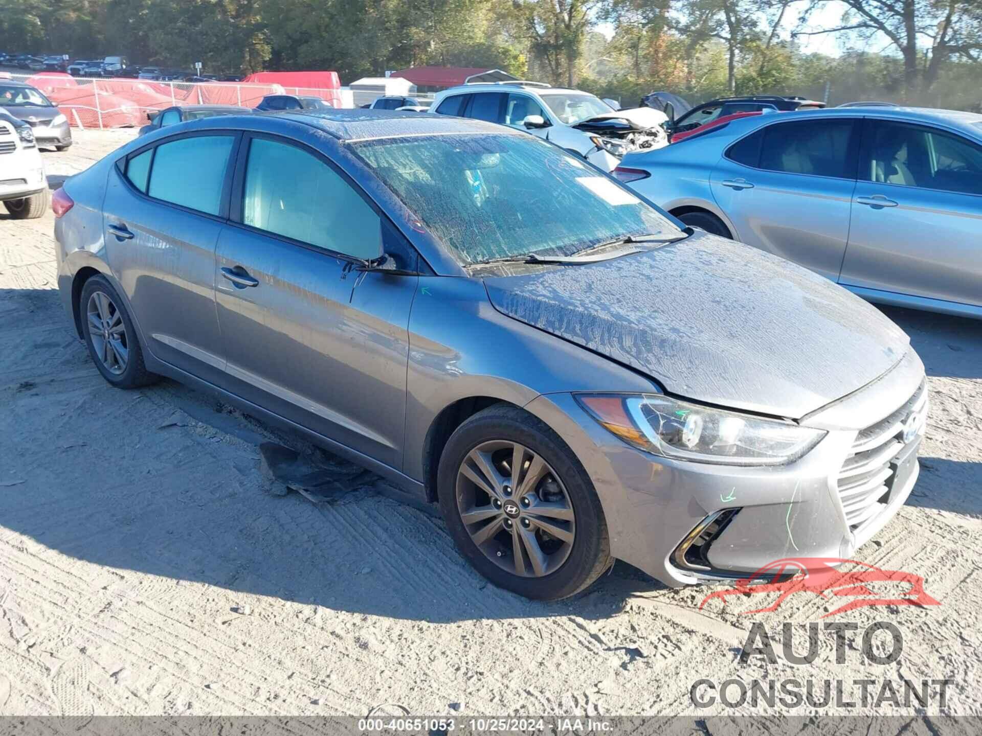 HYUNDAI ELANTRA 2018 - 5NPD84LF6JH297927