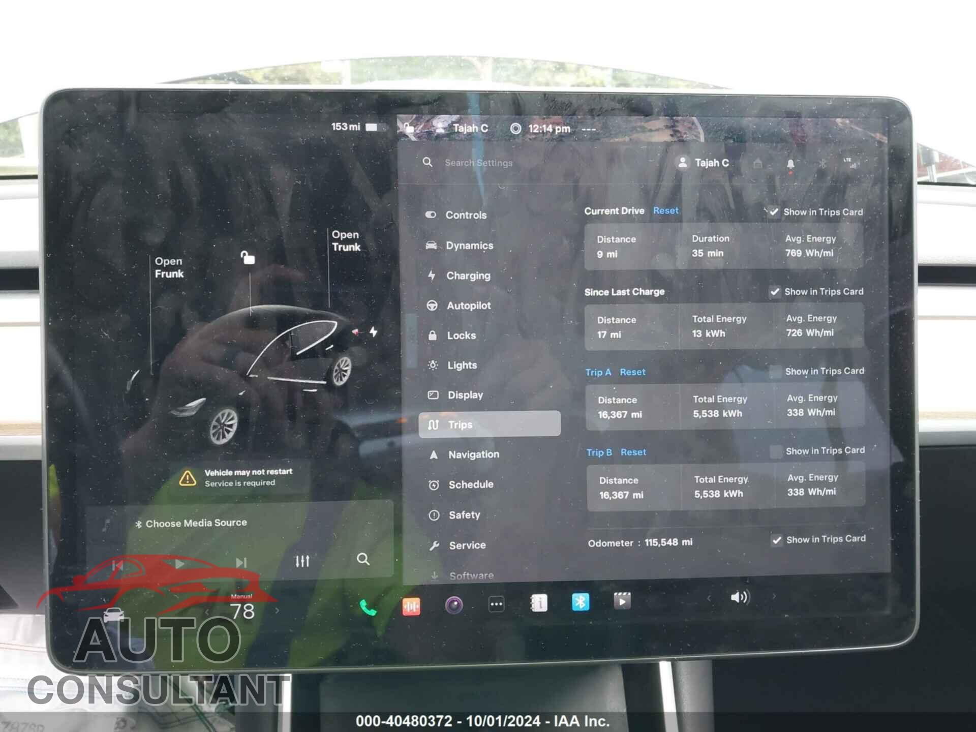 TESLA MODEL 3 2018 - 5YJ3E1EA0JF031094