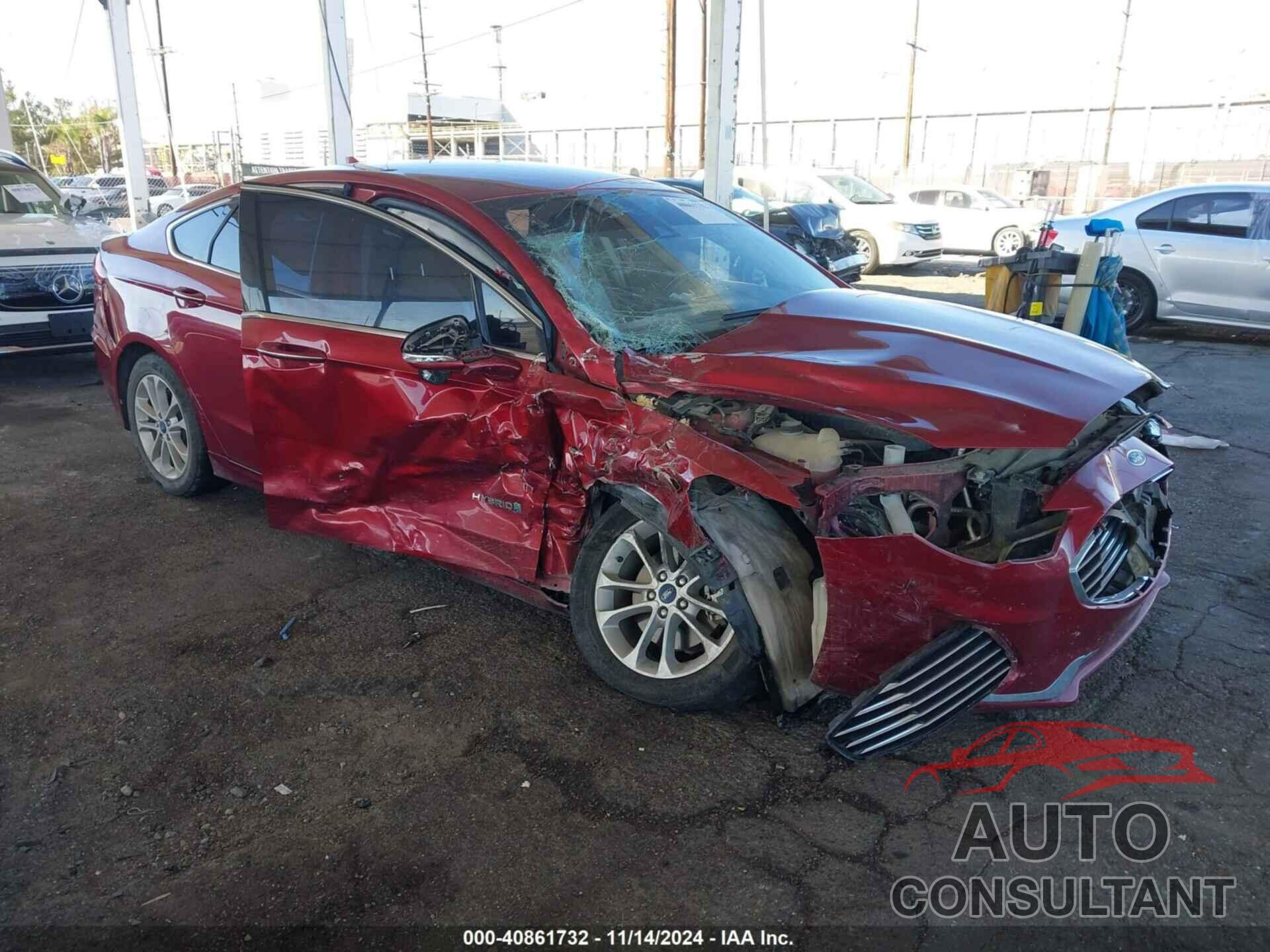 FORD FUSION HYBRID 2019 - 3FA6P0MU9KR239865