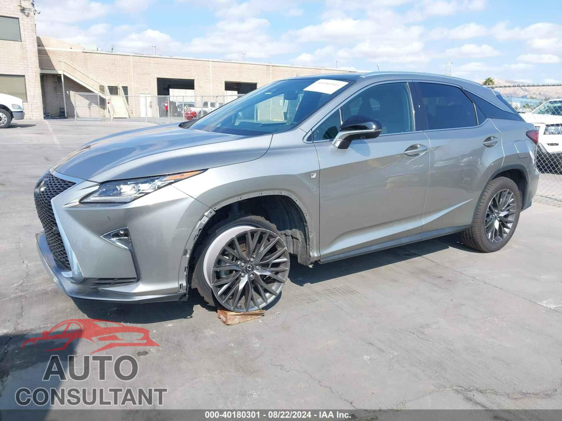 LEXUS RX 350 2017 - 2T2ZZMCA6HC042047