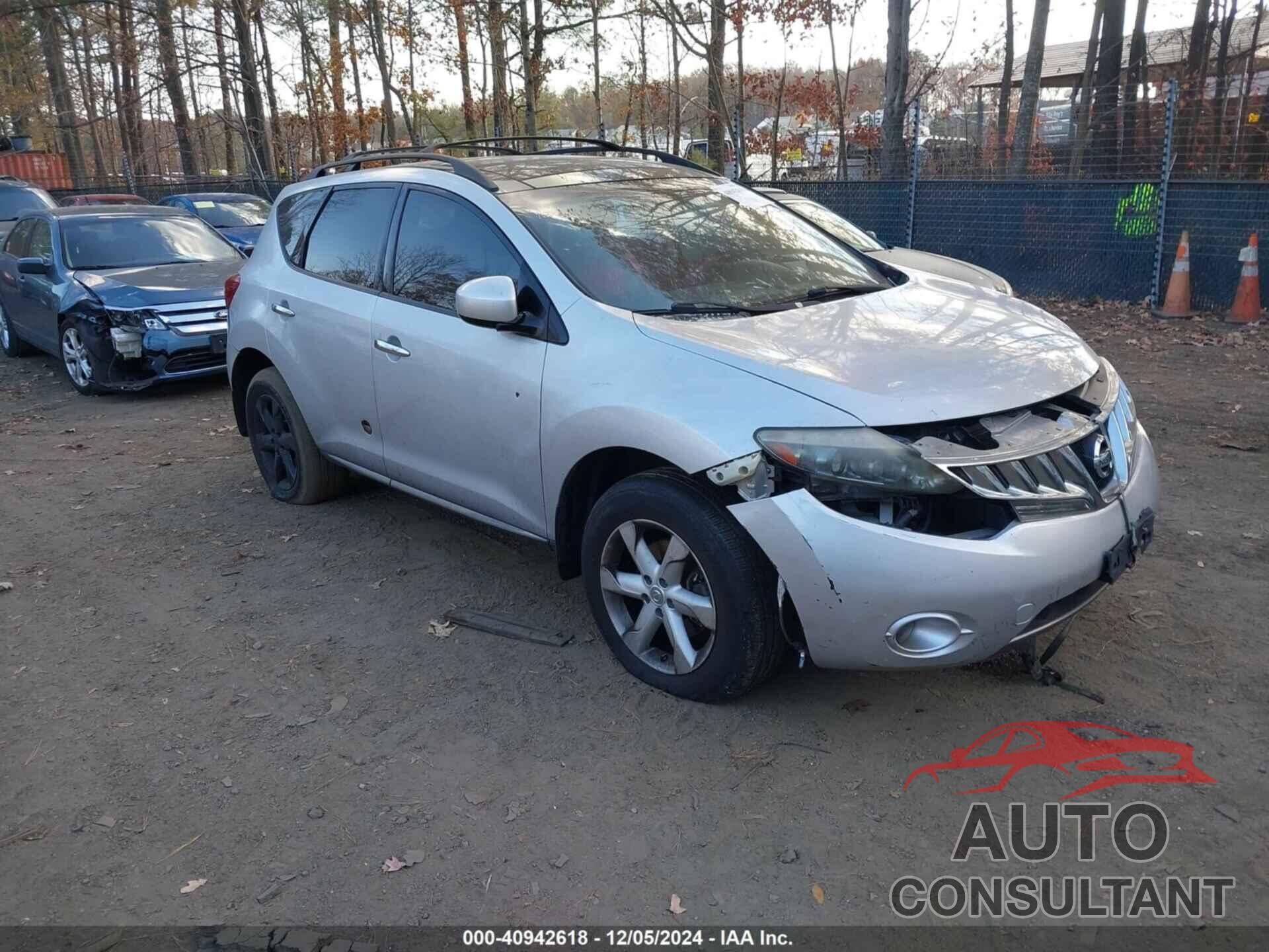 NISSAN MURANO 2010 - JN8AZ1MWXAW115545