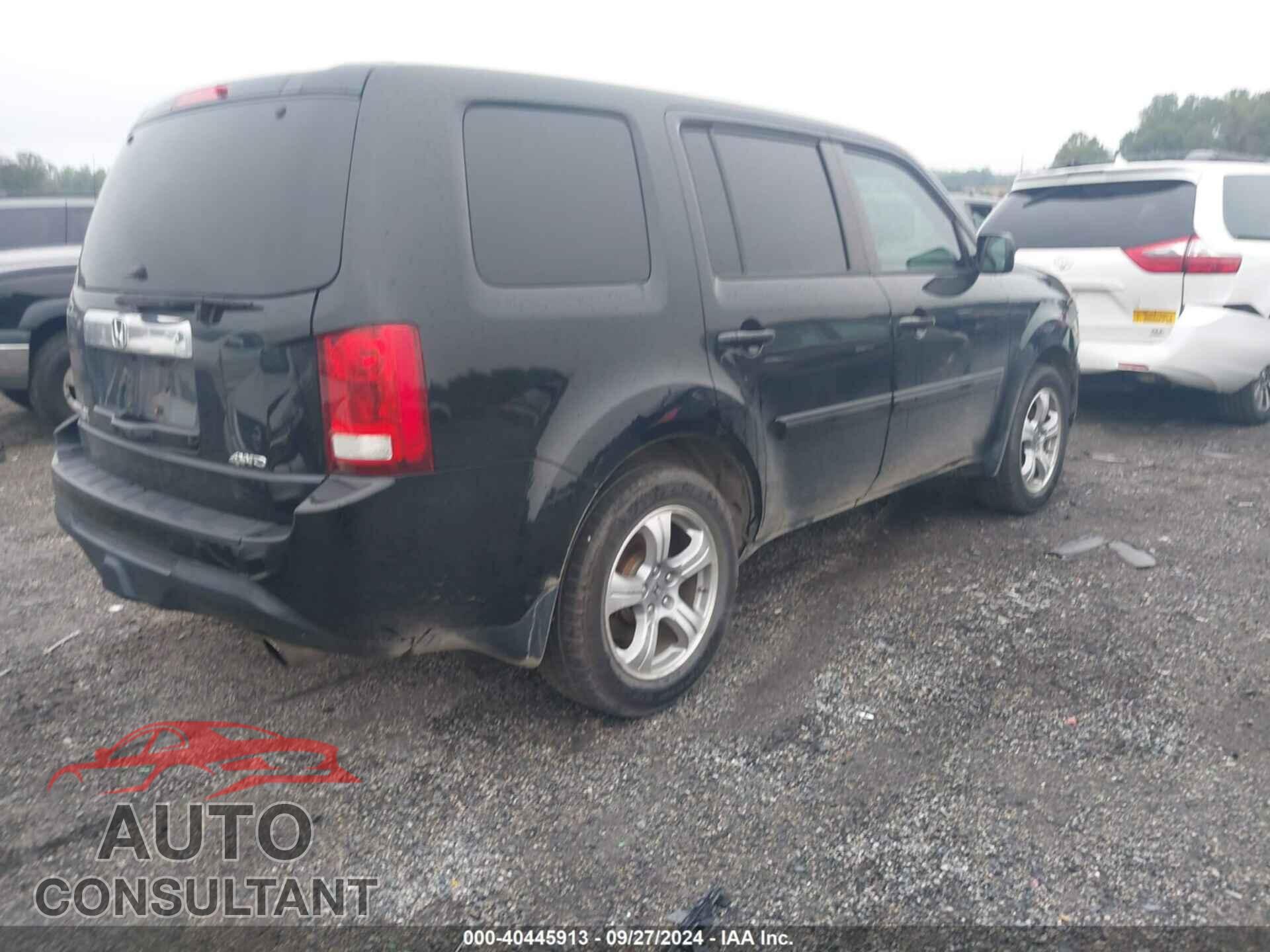 HONDA PILOT 2013 - 5FNYF4H53DB048043