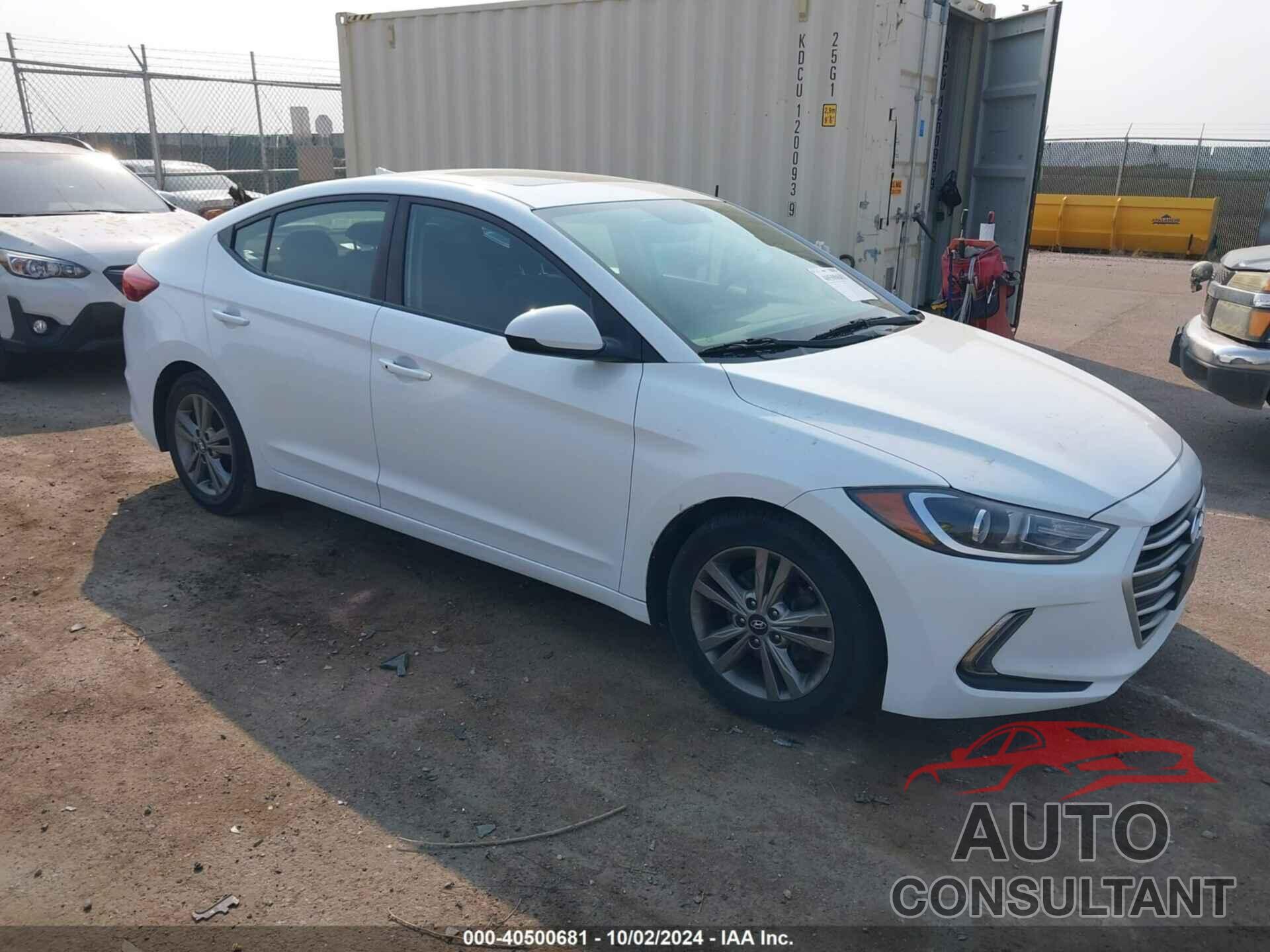 HYUNDAI ELANTRA 2017 - 5NPD84LF8HH192476