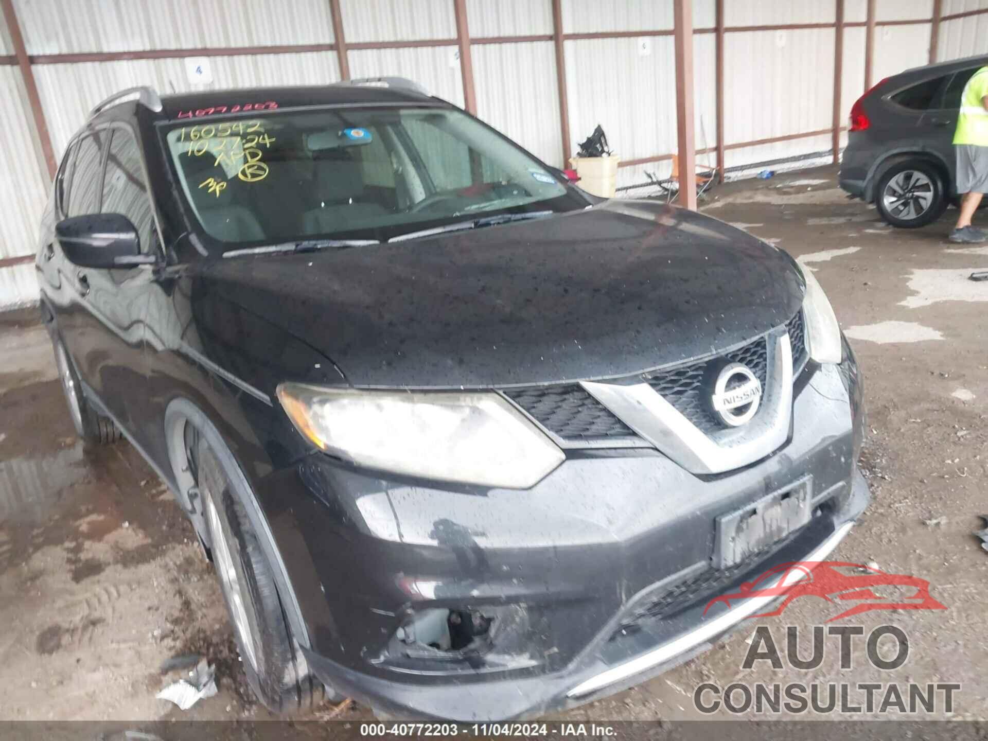 NISSAN ROGUE 2016 - KNMAT2MT0GP622286