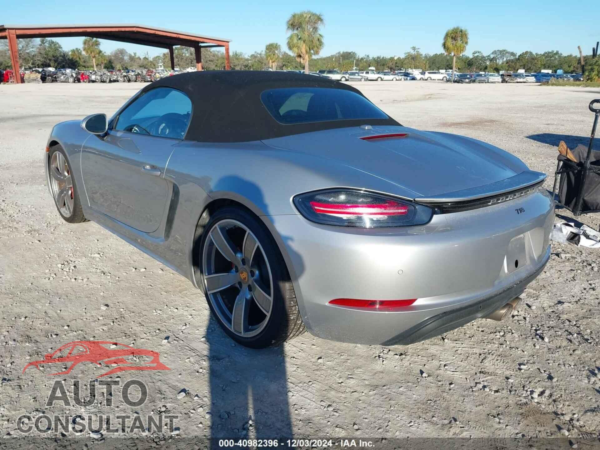 PORSCHE 718 BOXSTER 2018 - WP0CB2A80JS228268