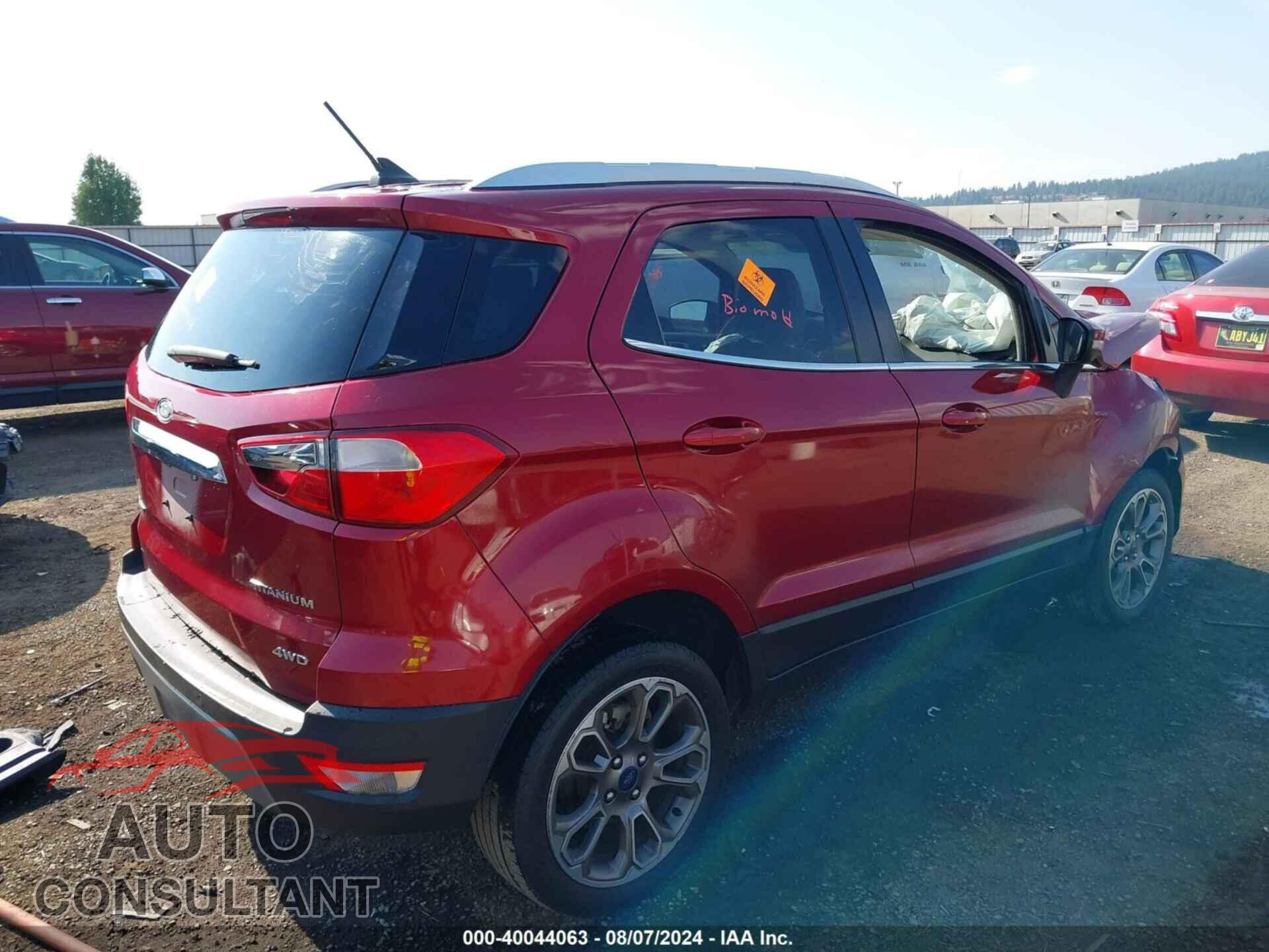 FORD ECOSPORT 2019 - MAJ6S3KLXKC290638
