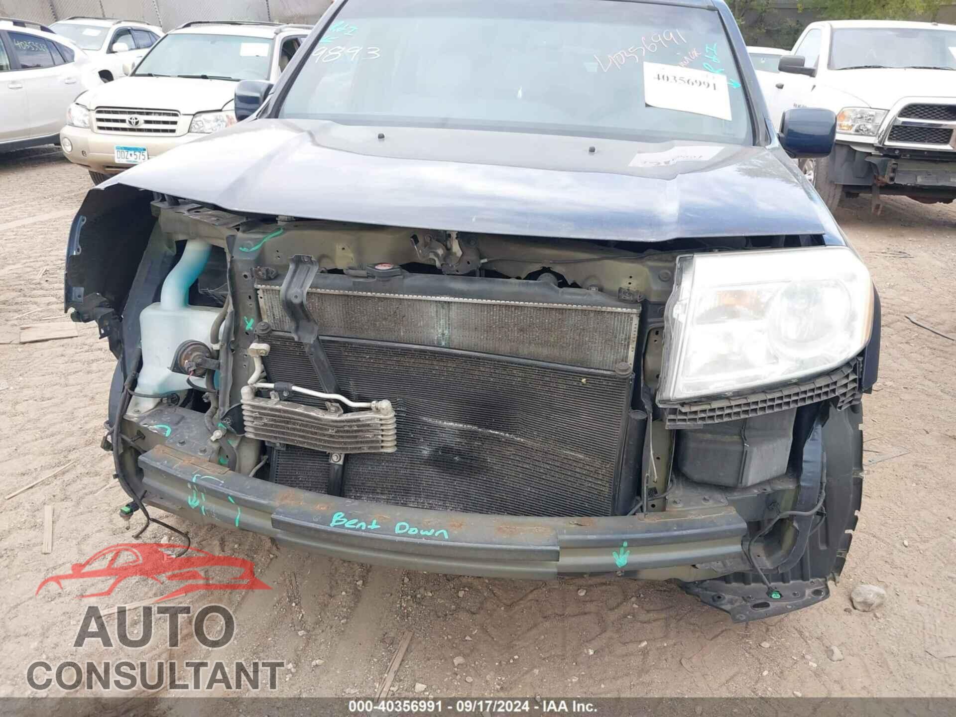HONDA PILOT 2012 - 5FNYF4H77CB079506
