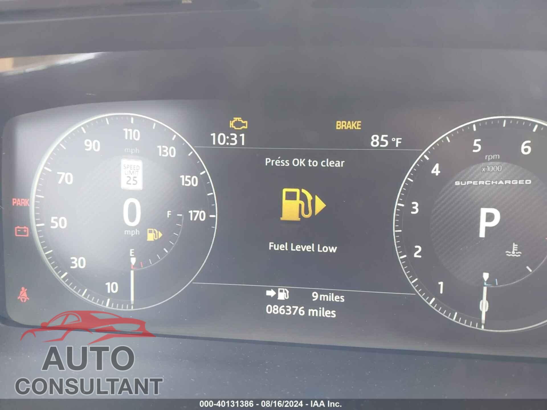 LAND ROVER RANGE ROVER 2017 - SALGS2FE6HA357186