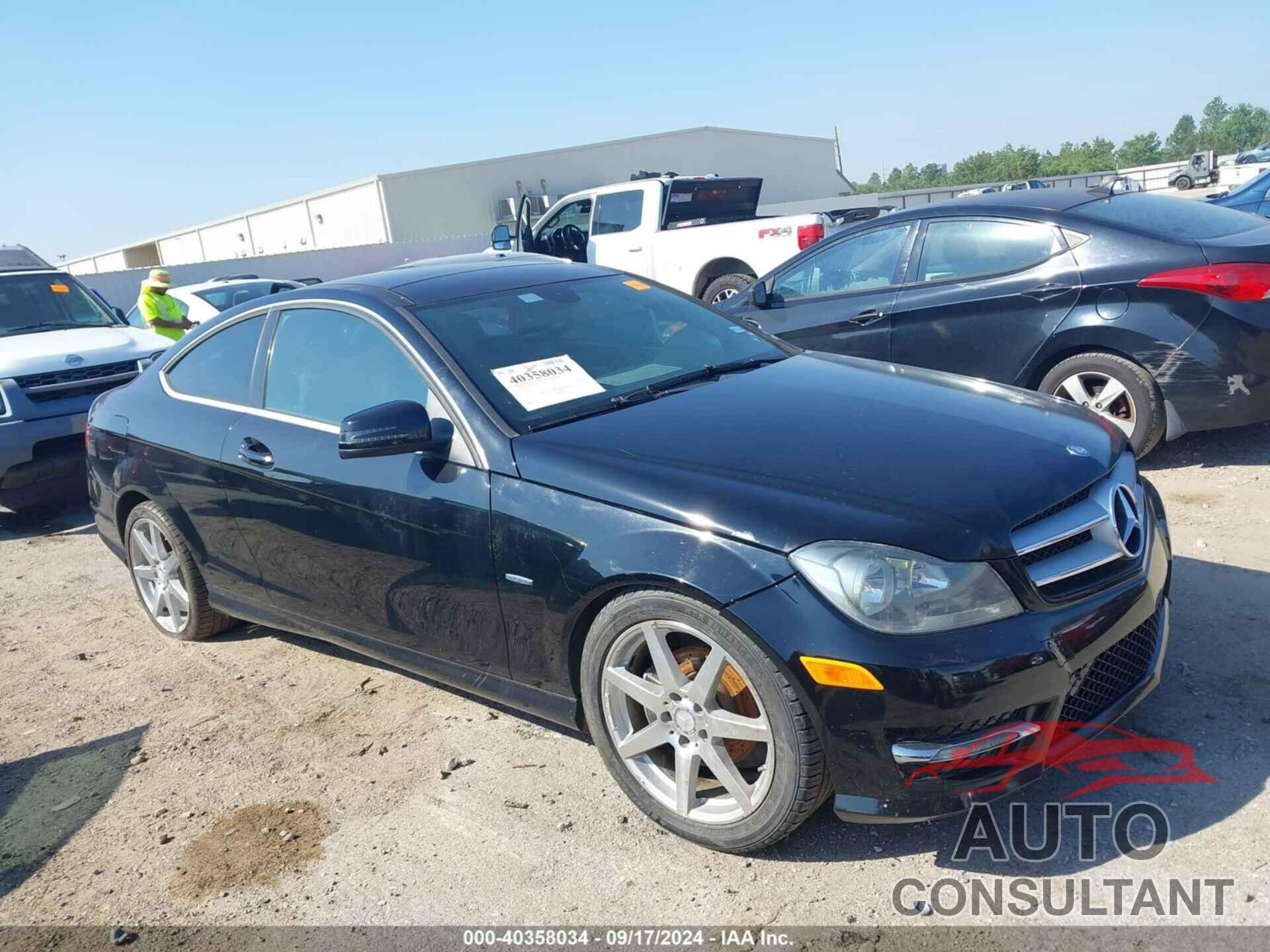 MERCEDES-BENZ C 250 2012 - WDDGJ4HBXCF747363