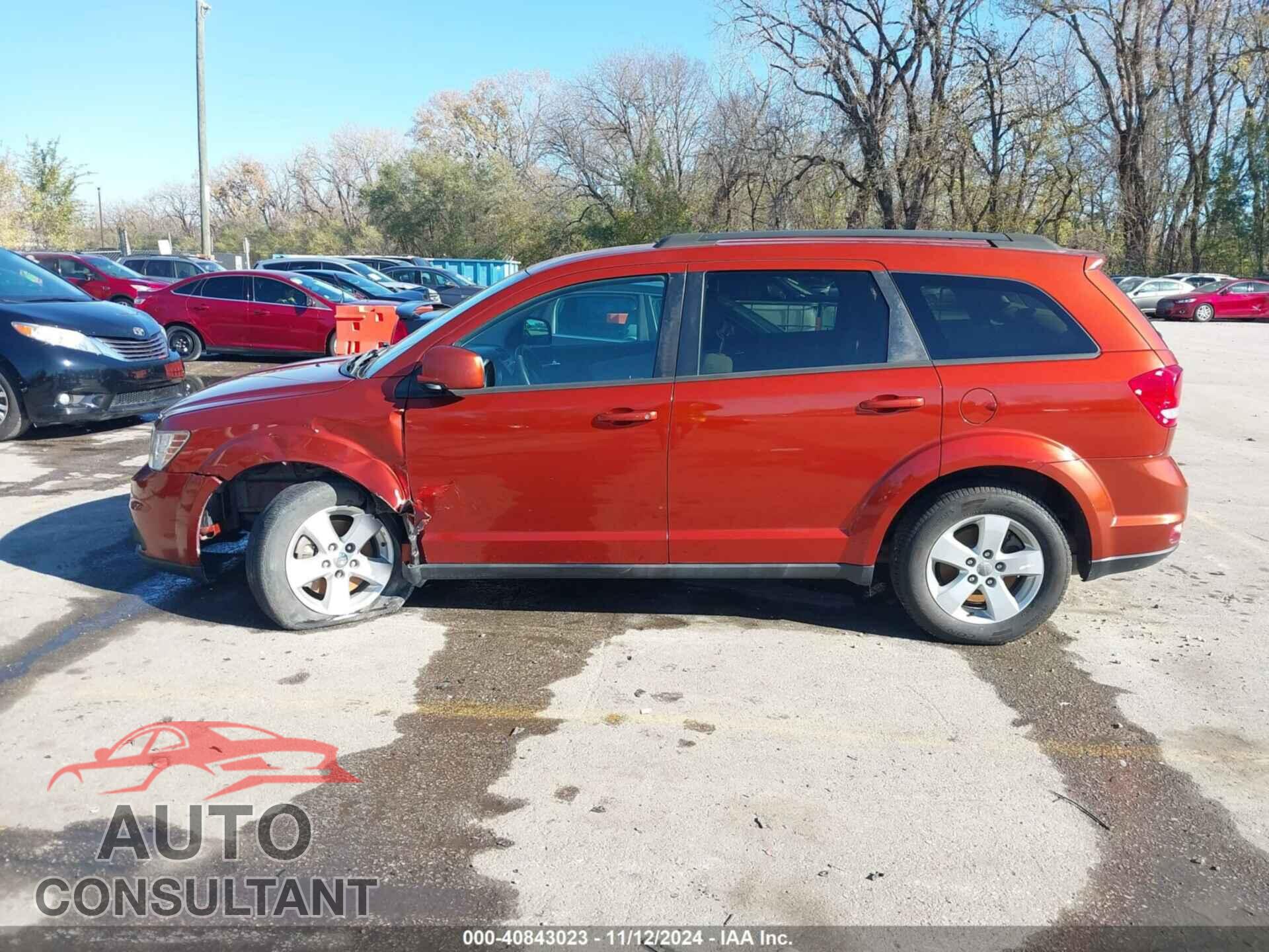 DODGE JOURNEY 2012 - 3C4PDDBG3CT397229